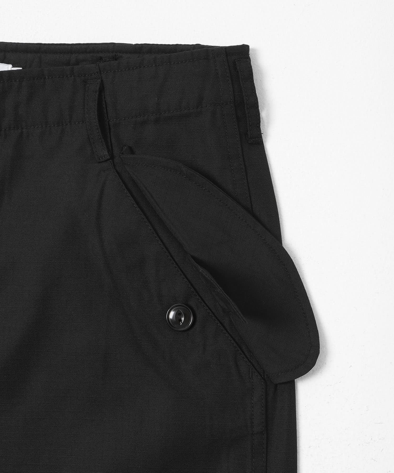 nonnative　AVIATOR TROUSERS POLY WOOL RIPSTOP BLACK 2