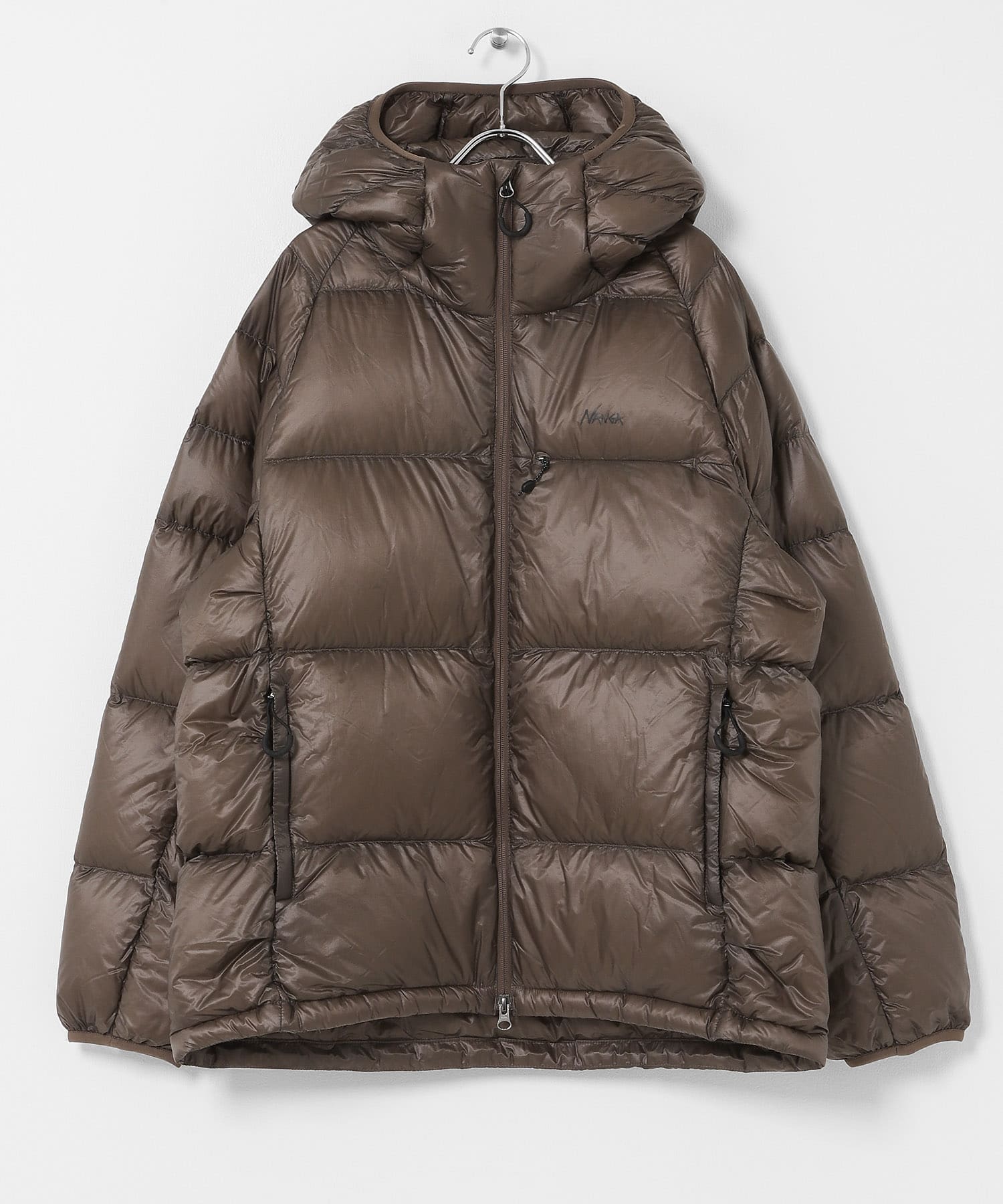 NANGA MOUNTAIN LODGE DOWN HOODIE JACKET(M BLK): アウター｜URBAN