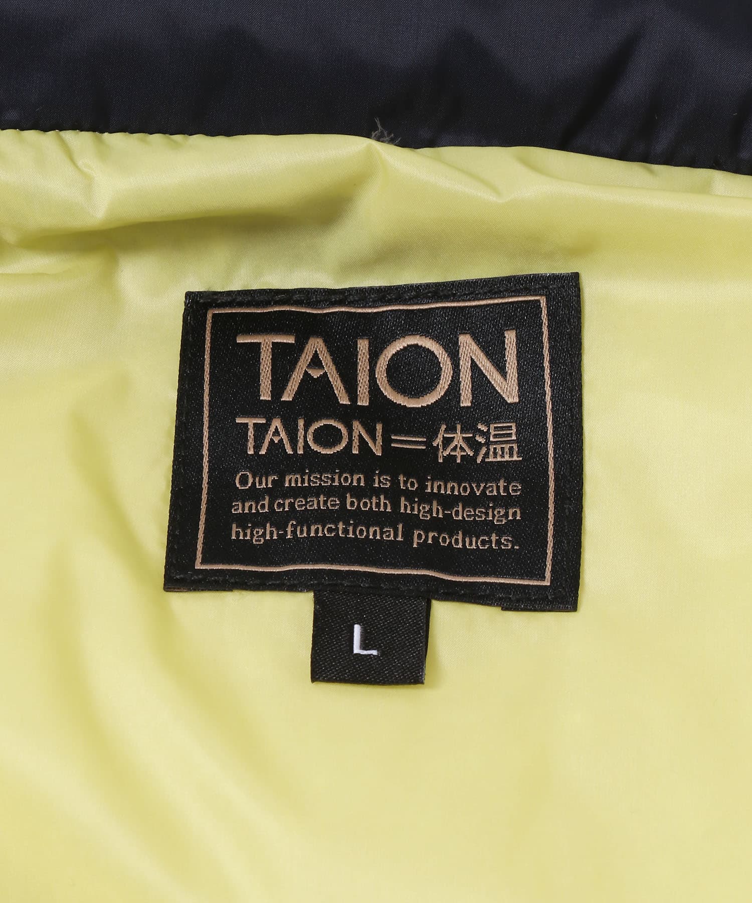 『別注』TAION×EKAL　ハーフスリーブダウンジャケット NAVY M