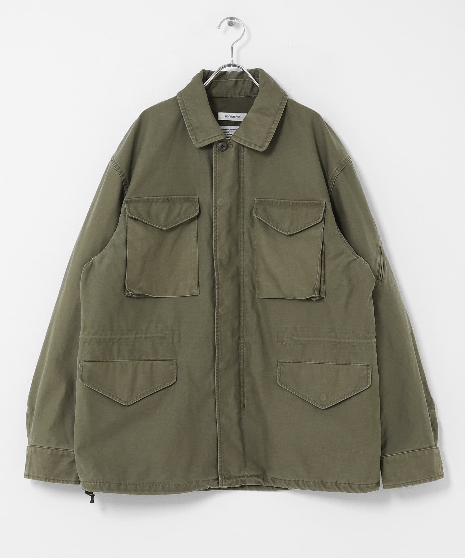 nonnative TROOPER JKT COTTON BACK SATIN VW WITH WINDSTOPPER(3