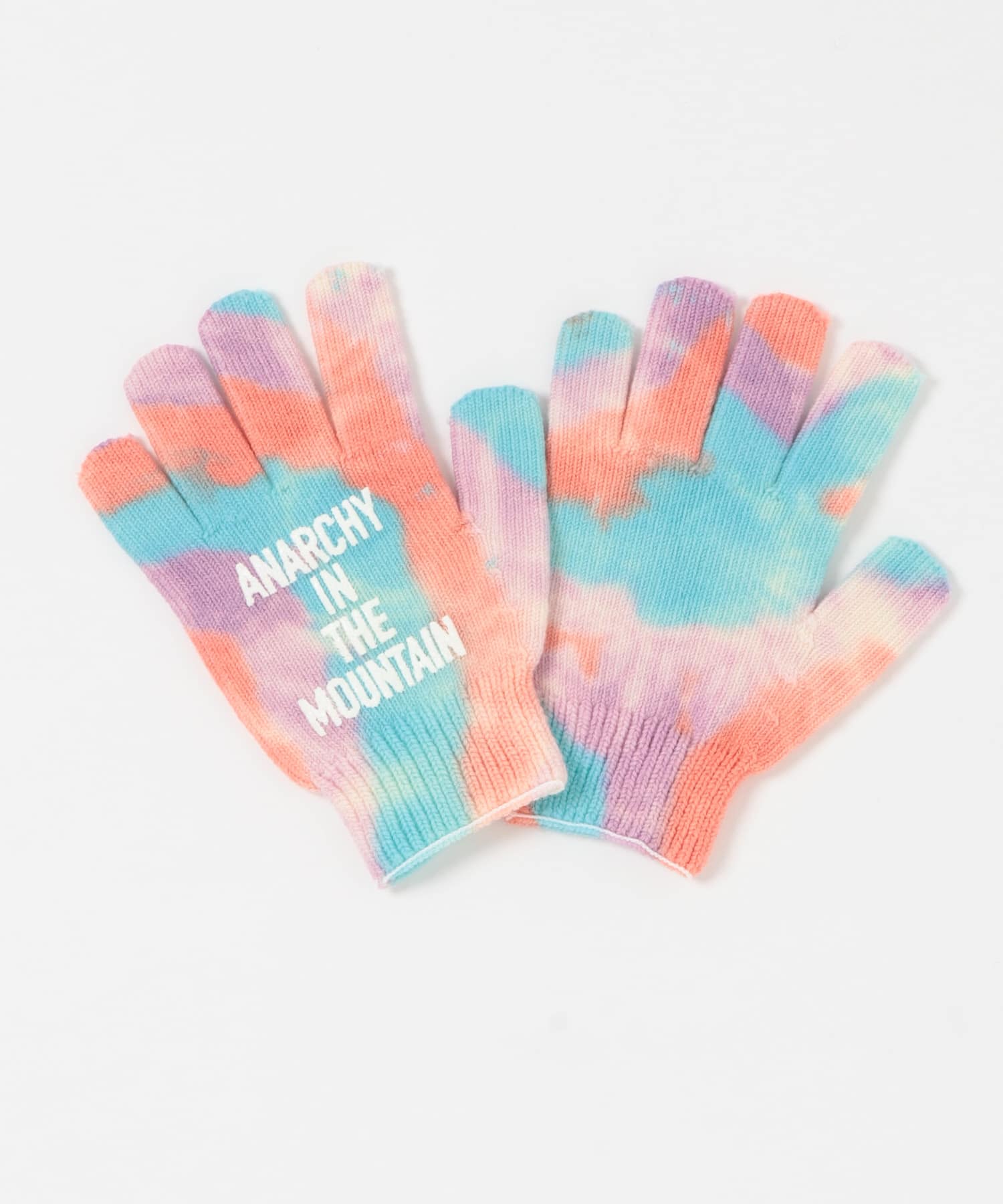 mountain research　Tie Dye Gloves