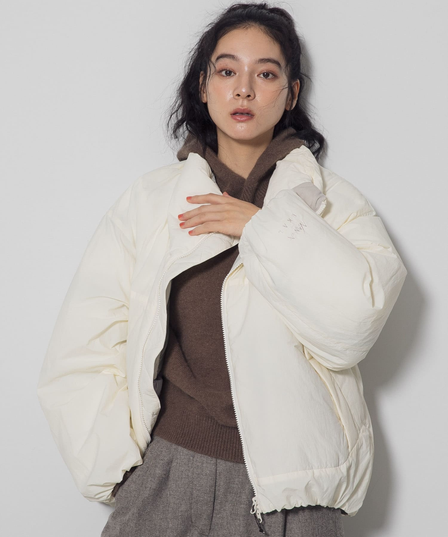 身長：168cm サイズ：one