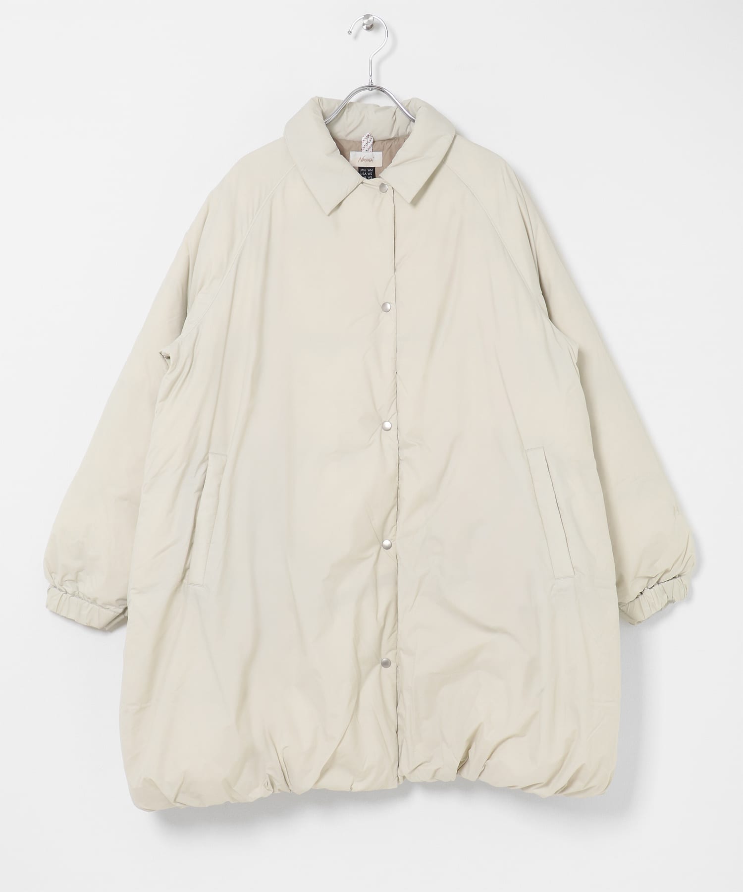NANGA　TENT FORM DOWN COAT W IVO M