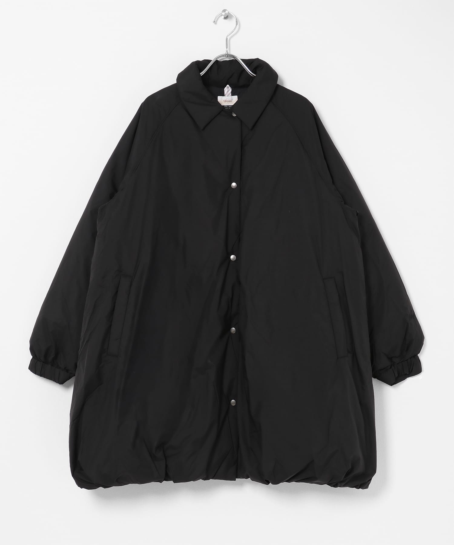NANGA　TENT FORM DOWN COAT W BLK M