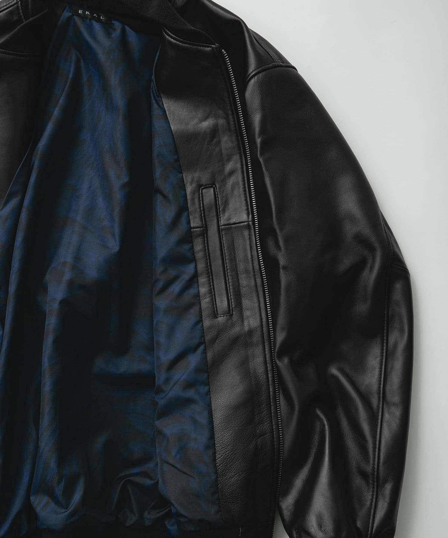 SHEEP LEATHER JACKET ブラック M