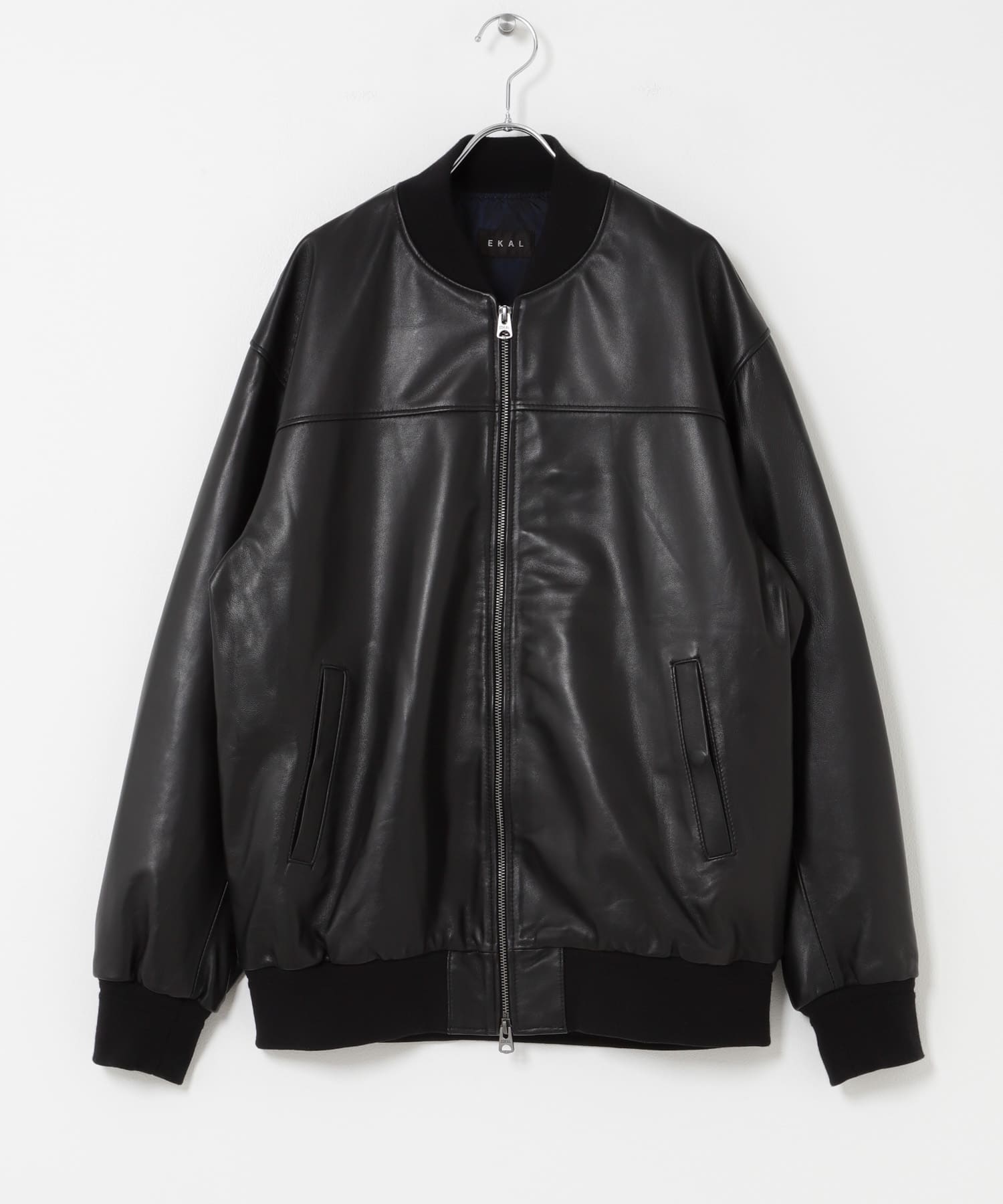 SHEEP LEATHER JACKET ブラック M