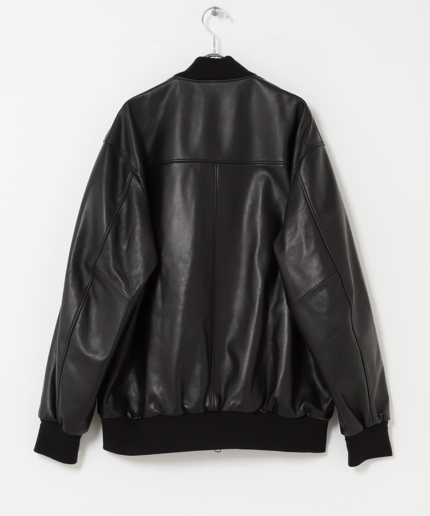 SHEEP LEATHER JACKET ブラック M