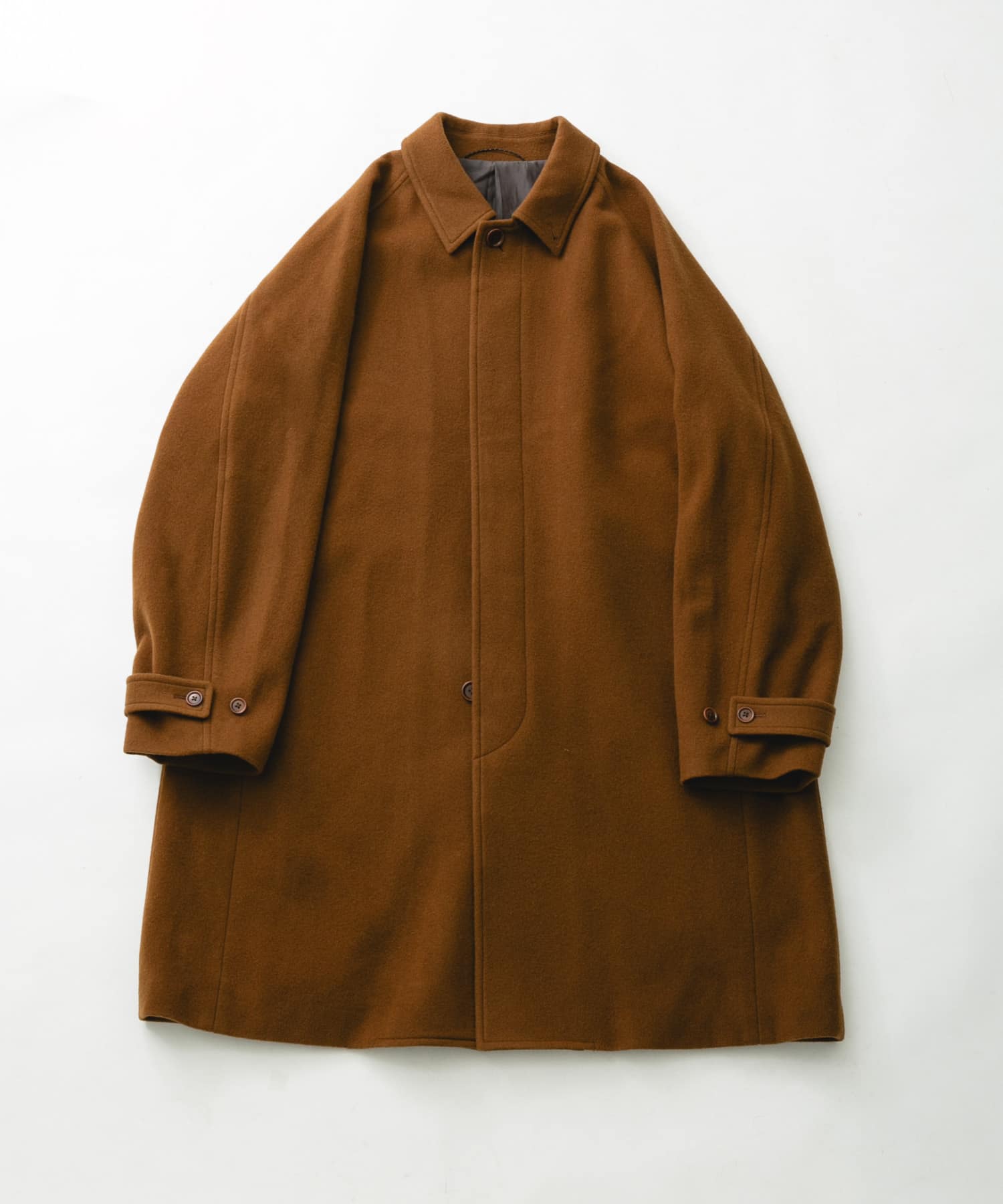 Made in JAPAN WOOL COAT ブラウン M