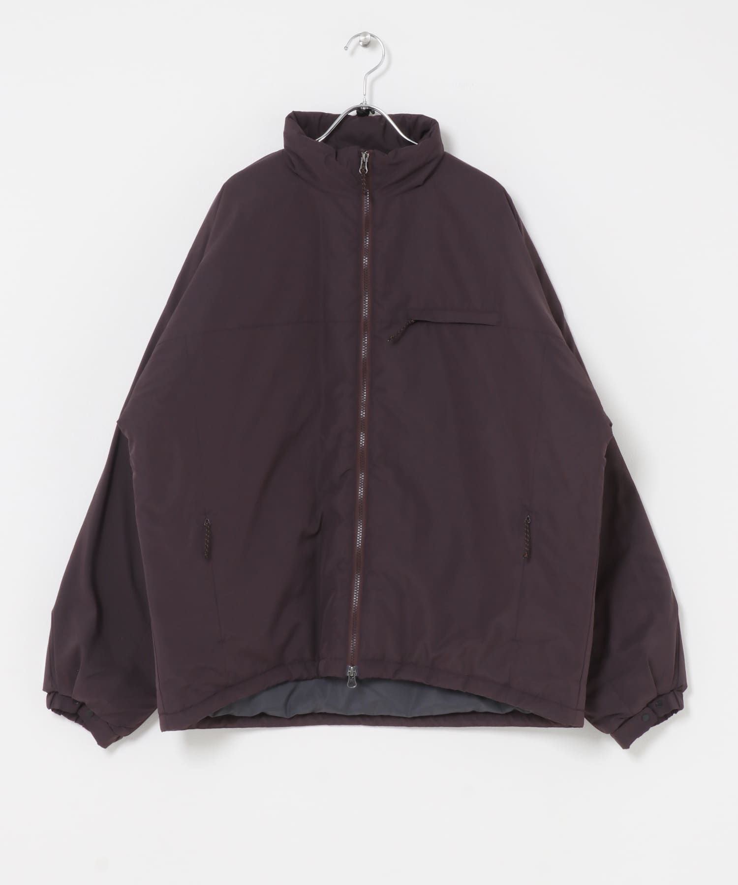 インサレーションスタンドジャケット ダークパープル M