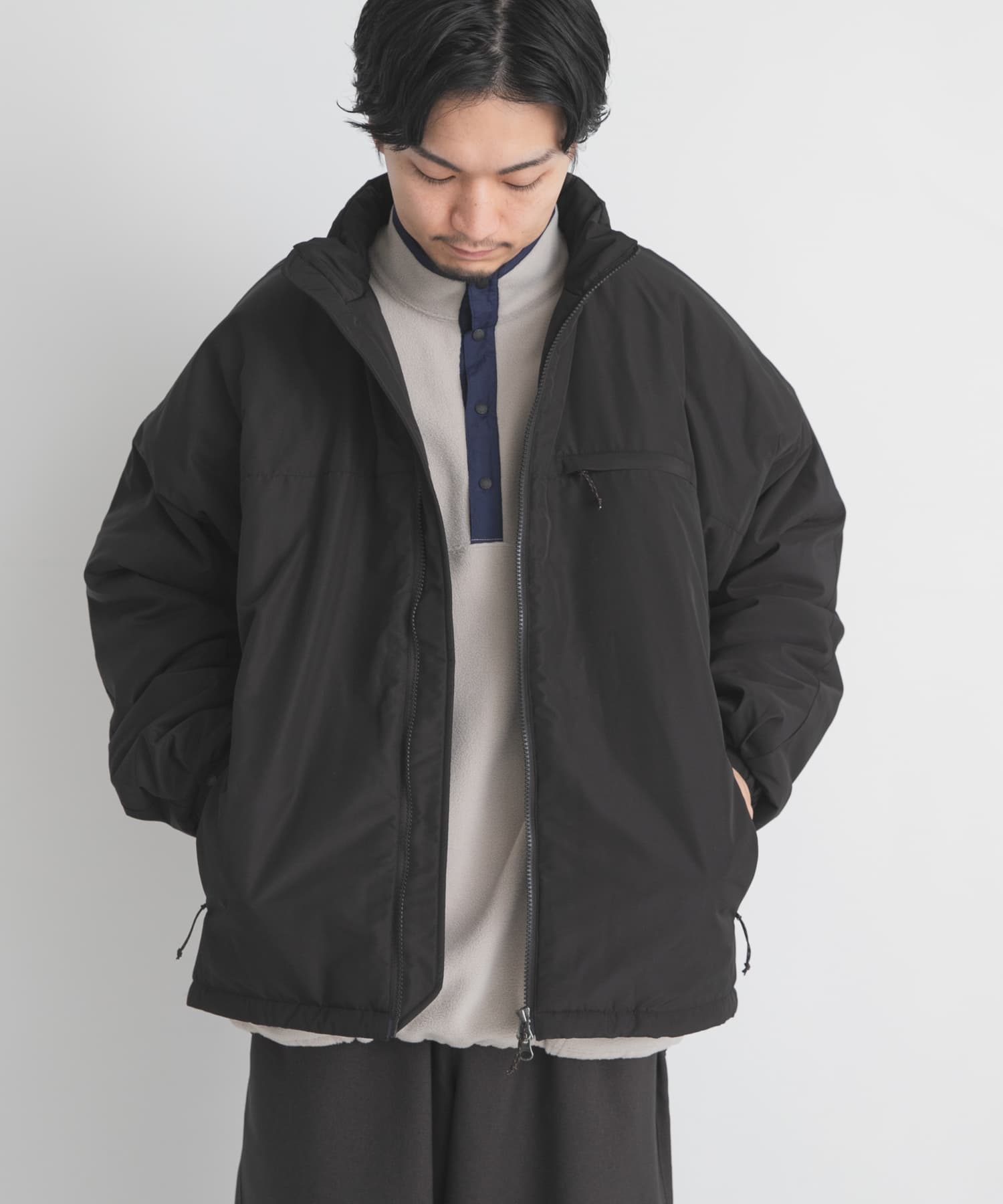 インサレーションスタンドジャケット(M ダークパープル): アウター