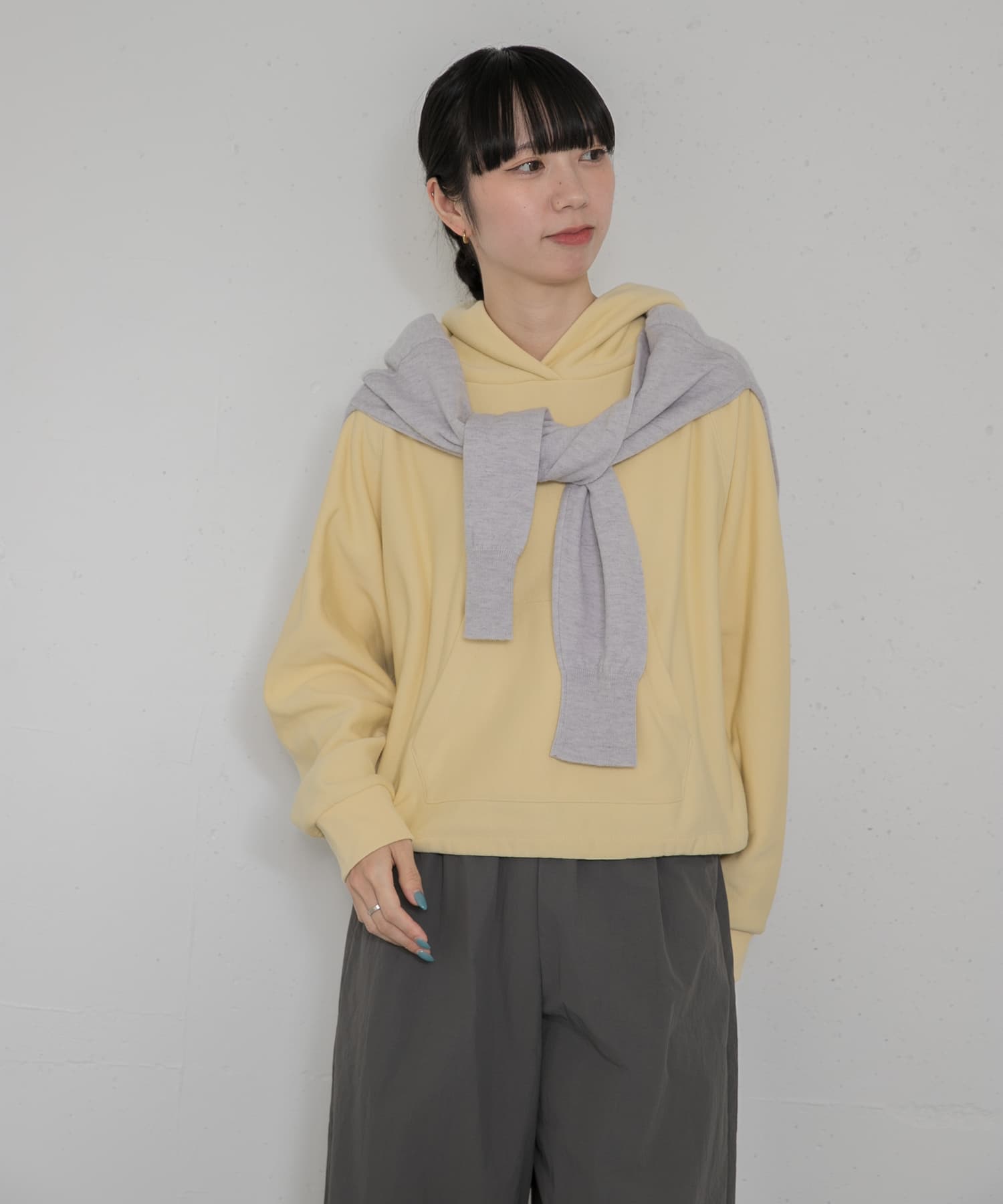 身長：161cm サイズ：one