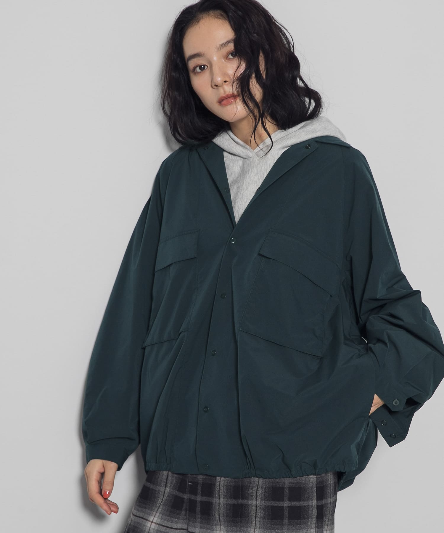 身長：168cm サイズ：one