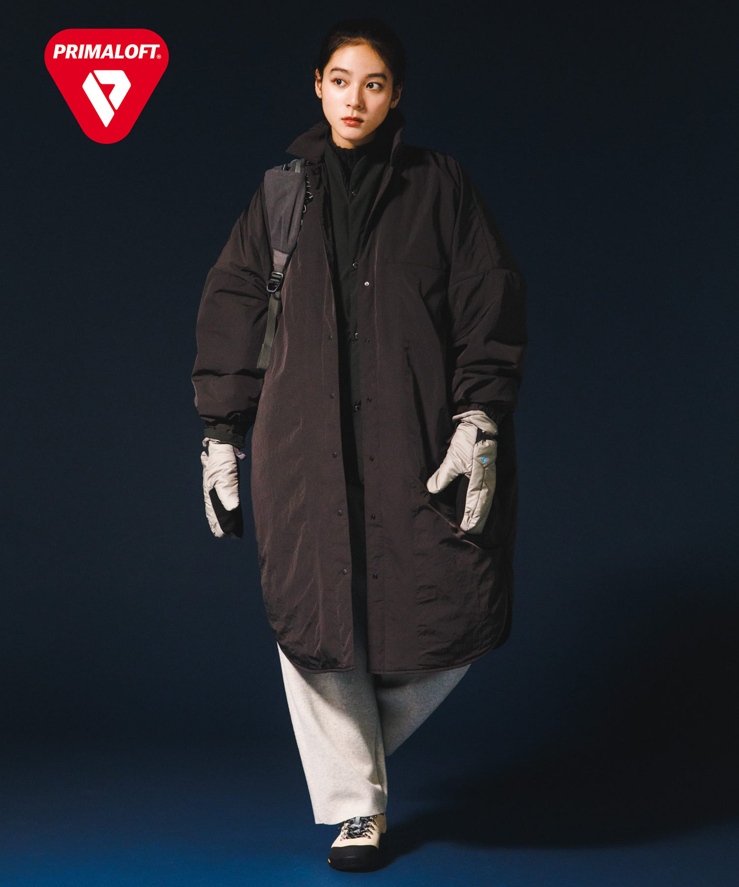 PRIMAROFT インサレーションワンピース(One グレーブラウン