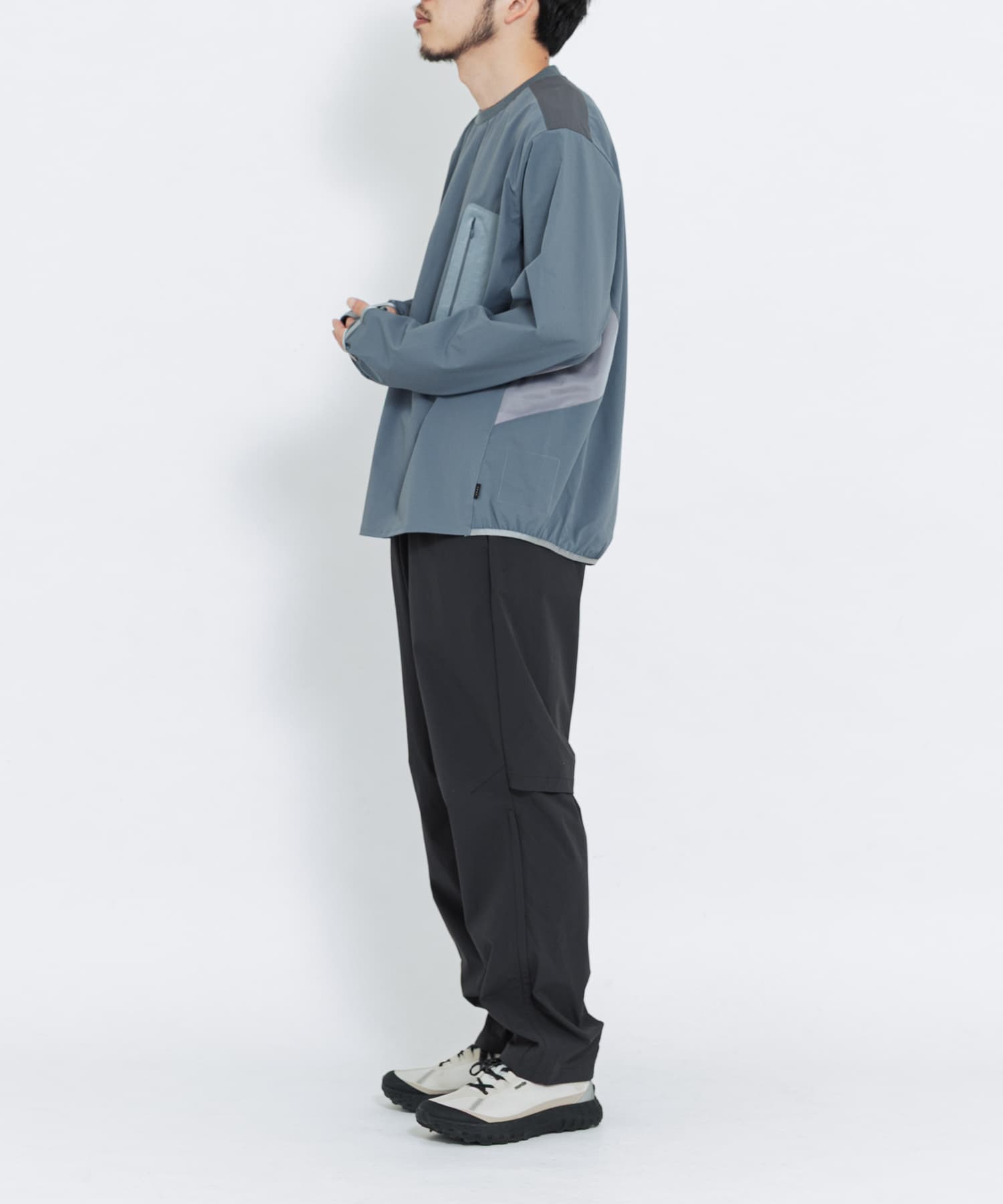 HIKE LONG-SLEEVE PULLOVER(M Blue Grey): トップス｜URBAN RESEARCH