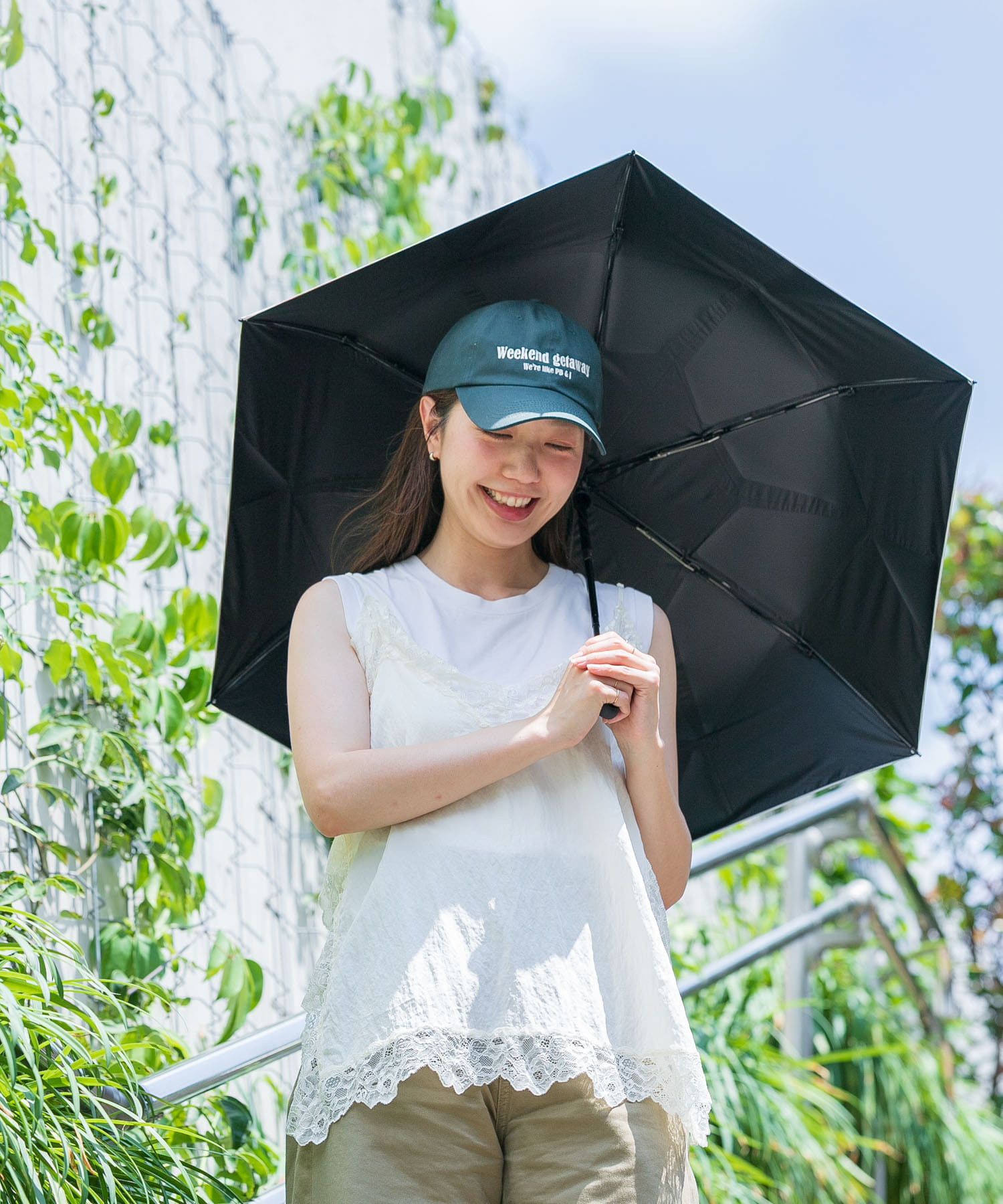 軽量/晴雨兼用』TINY GARDEN PRODUCTS ウルトラライトワンタッチ