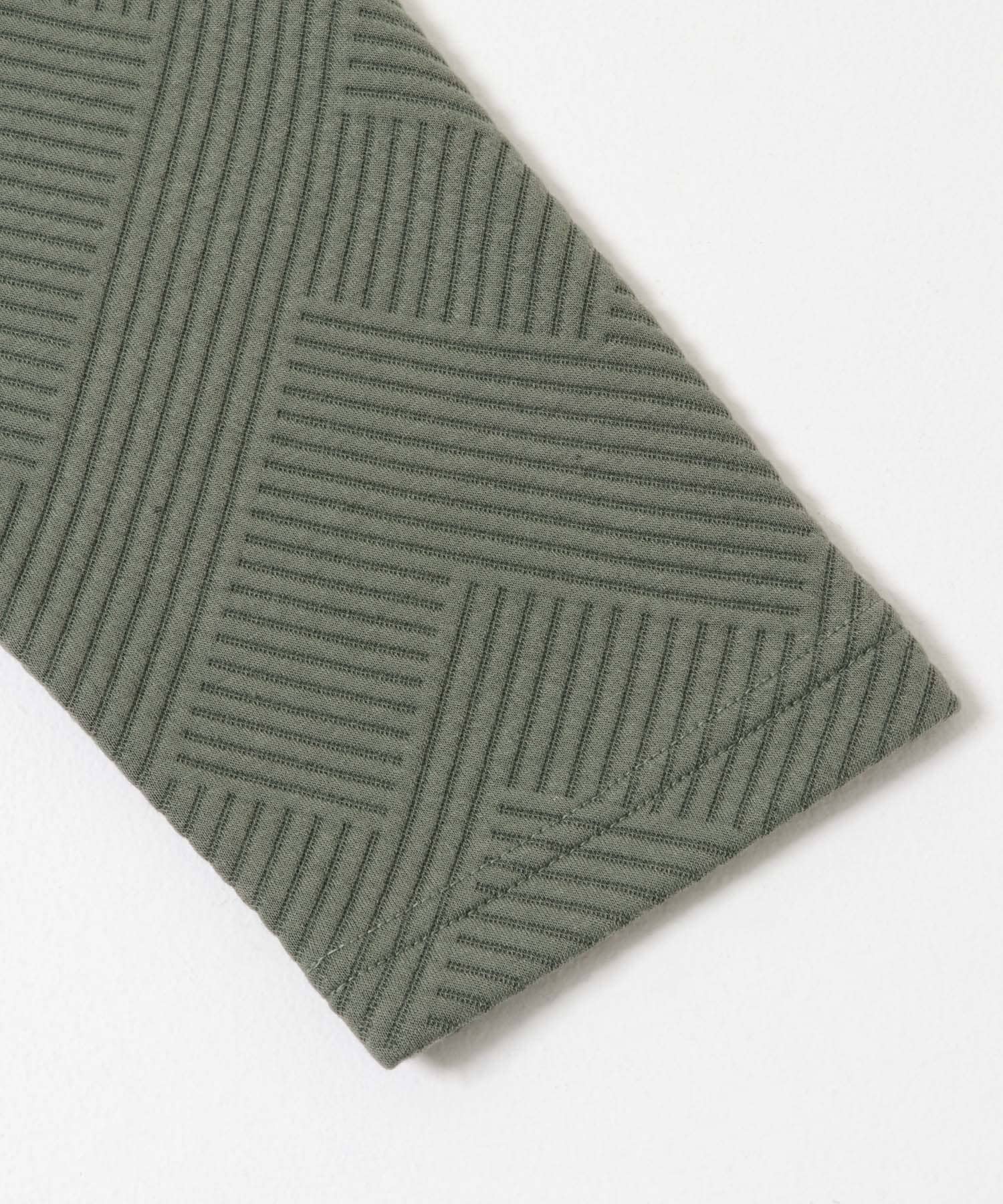 ジャカードカーディガン+インナー セット OLV M