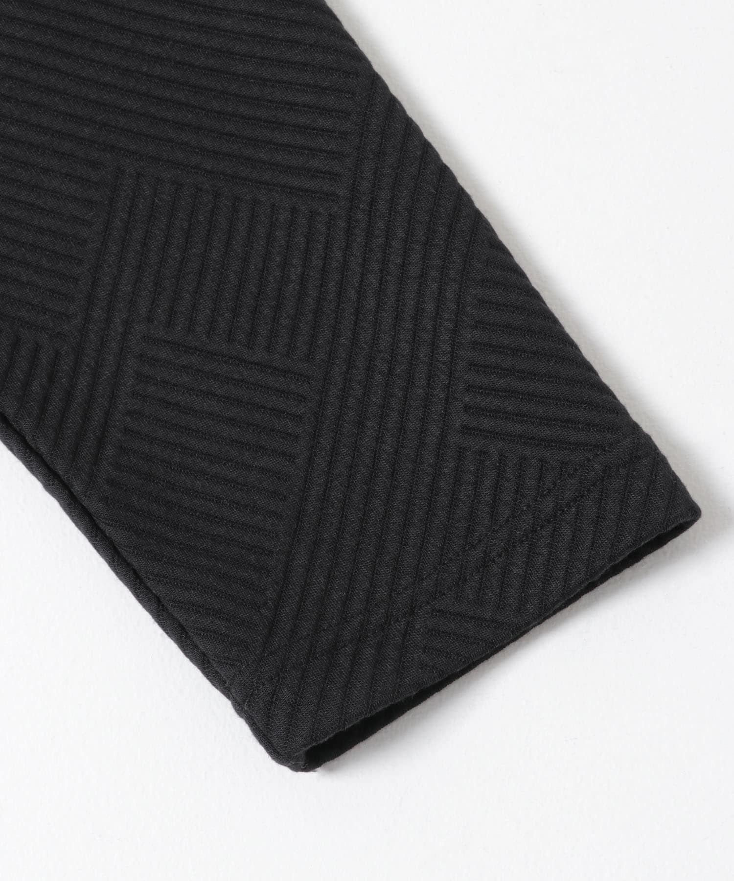 ジャカードカーディガン+インナー セット BLK M