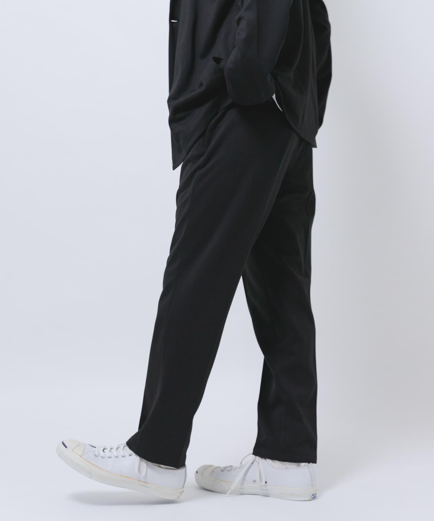 『洗濯可』SMART-air調温 コンフォートスラックス(楽着シリーズ) BLK M