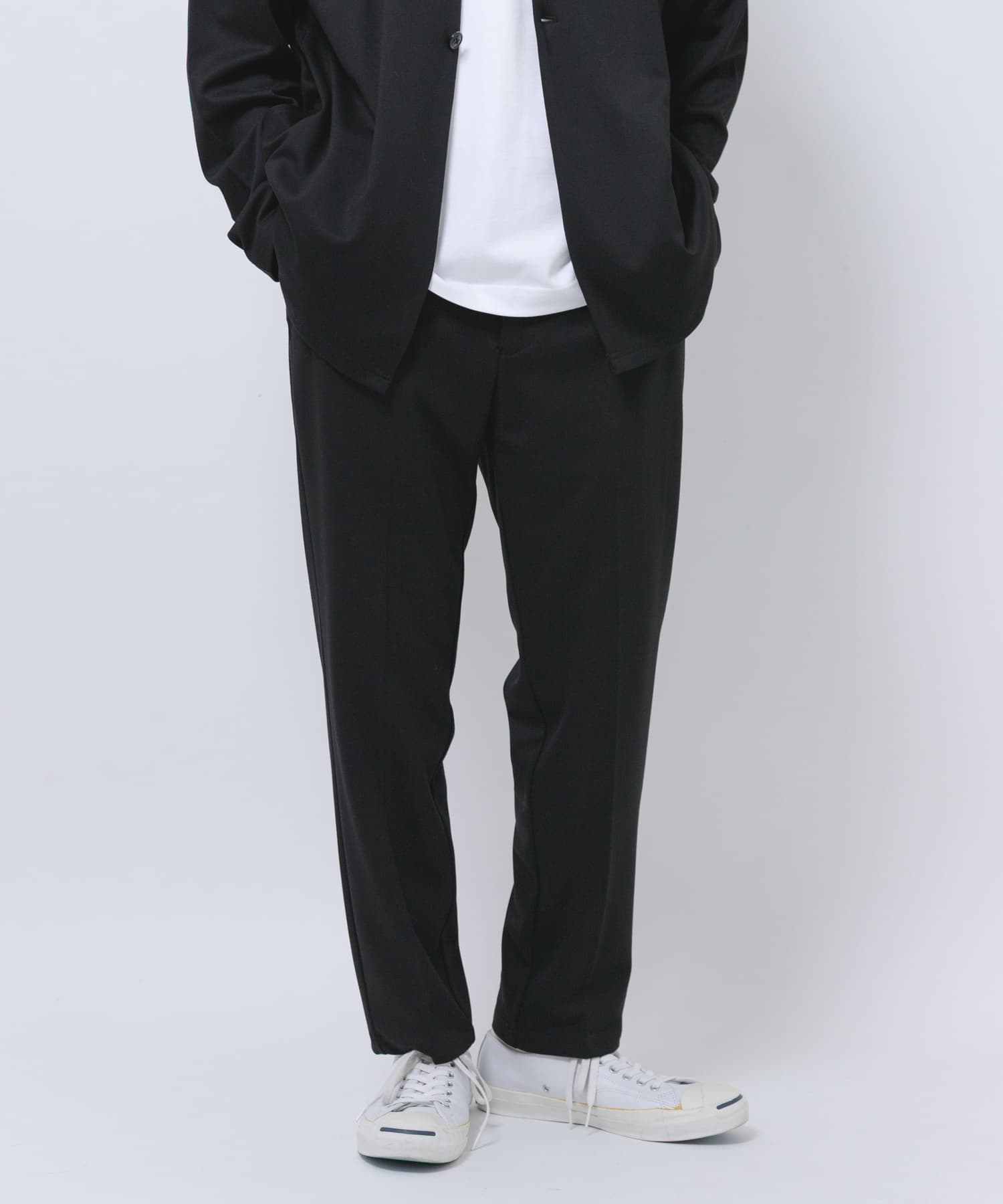 『洗濯可』SMART-air調温 コンフォートスラックス(楽着シリーズ) BLK M