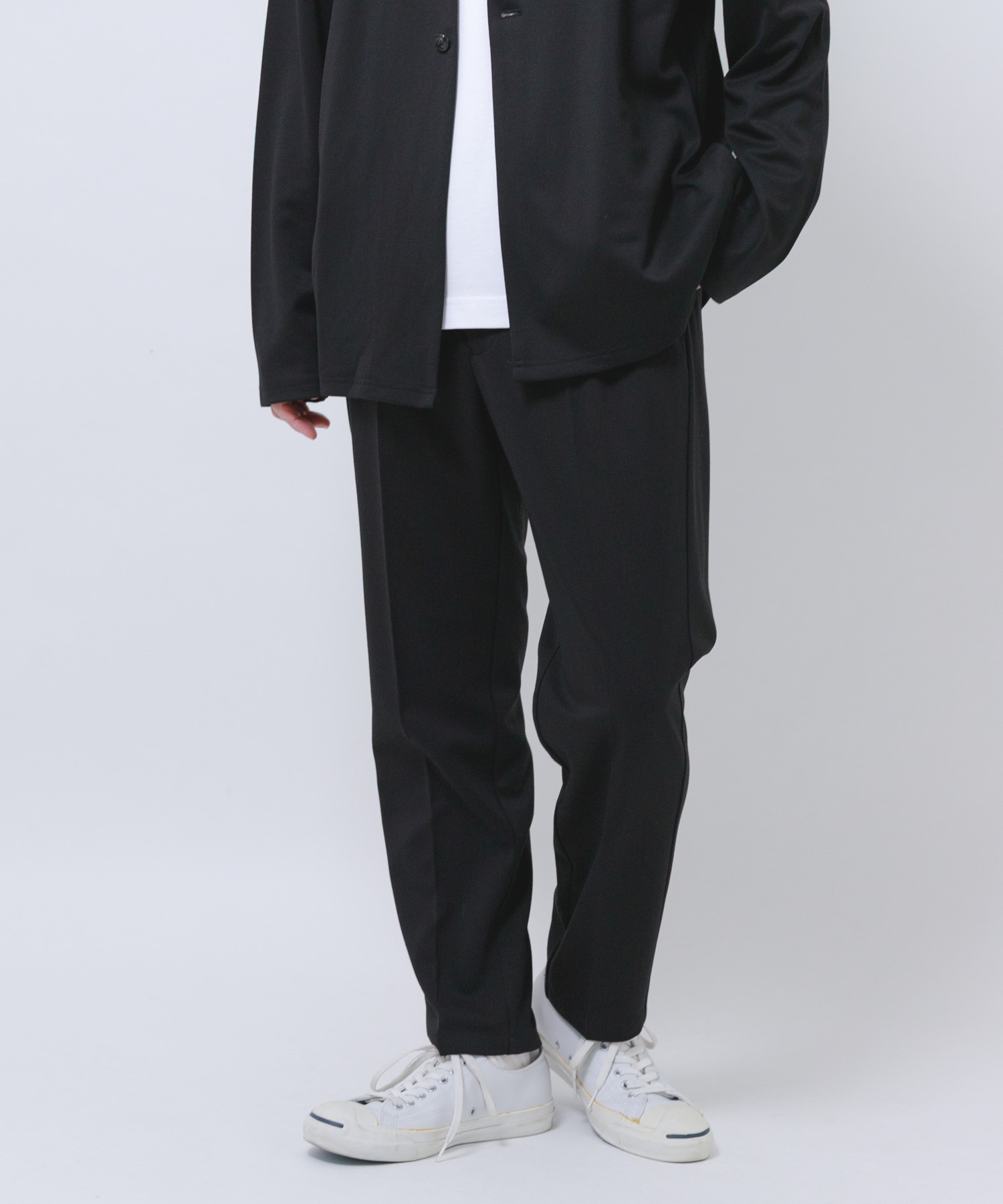 『洗濯可』SMART-air調温 コンフォートスラックス BLK M