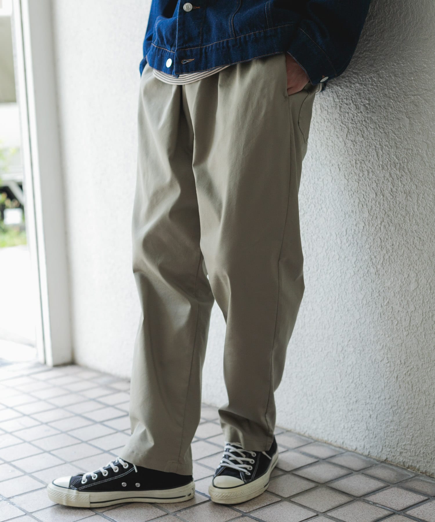 ハイストレッチリラックスパンツ