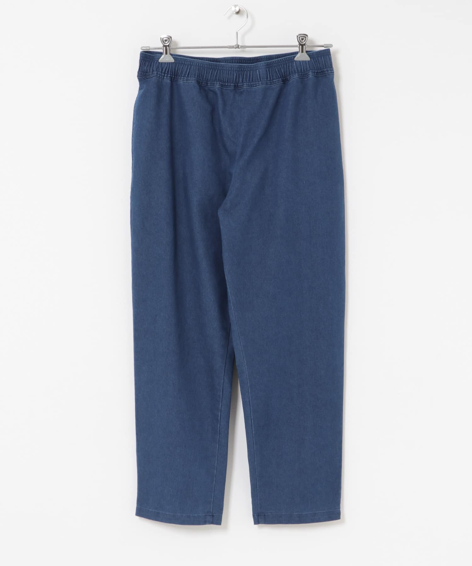 ハイストレッチリラックスパンツ IDG BLU S