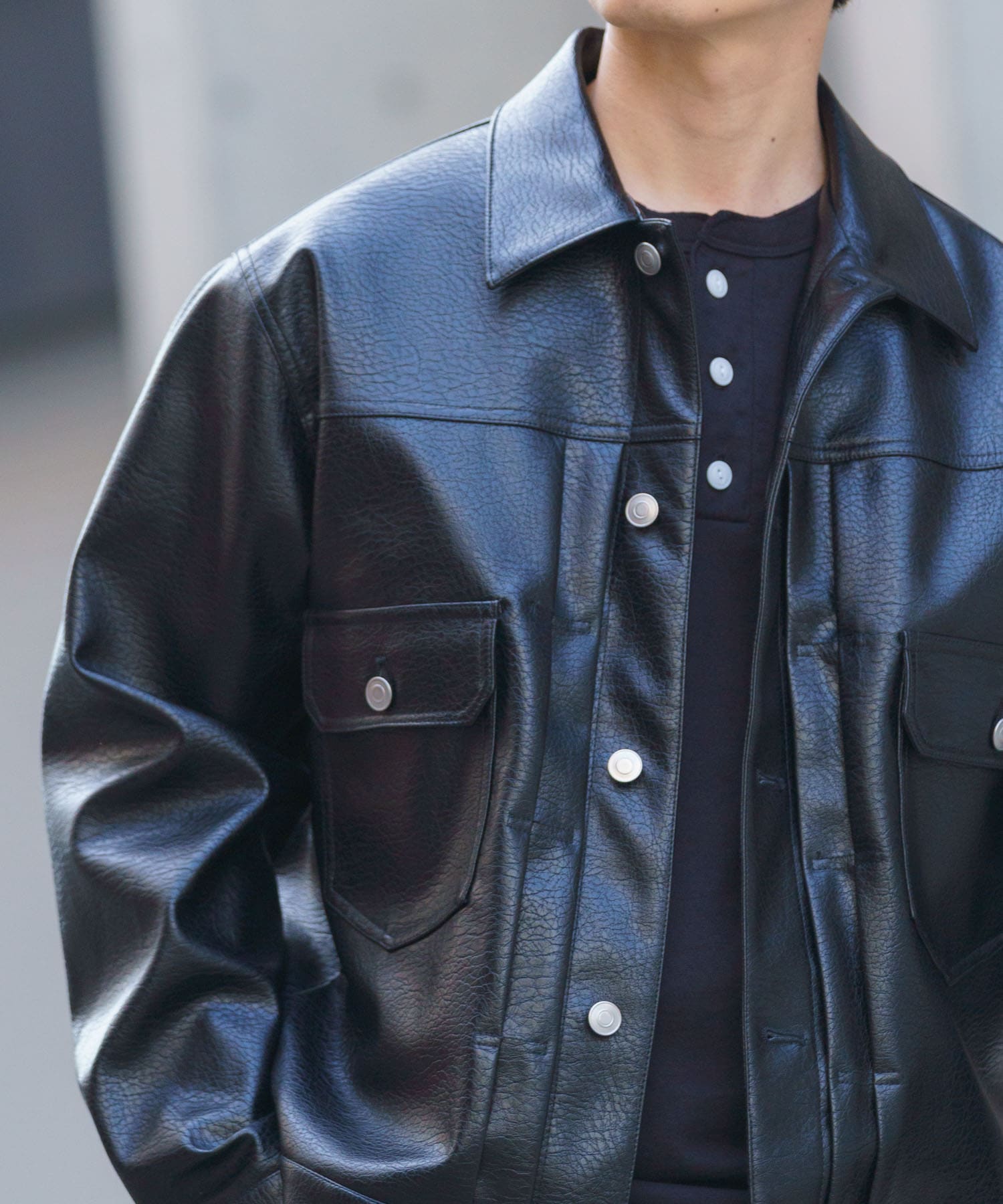 F.L.トラッカージャケット BLK M