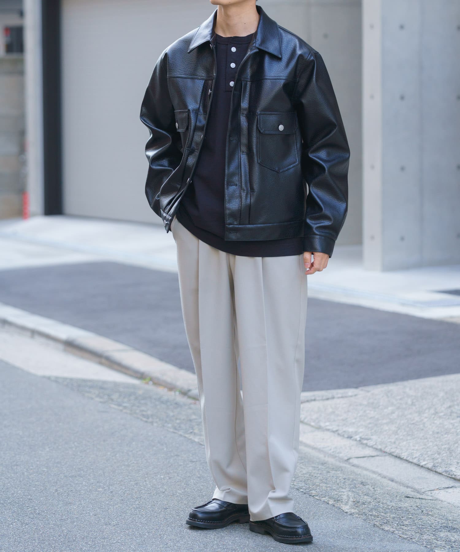 F.L.トラッカージャケット BLK M