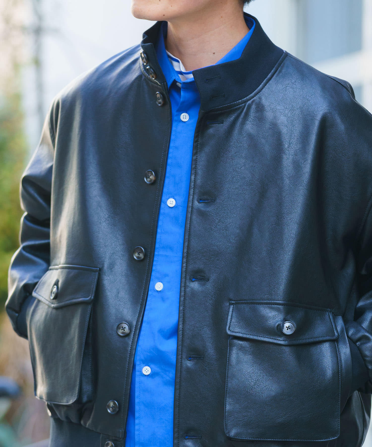 F.L. a-1 フライトジャケット BLK M