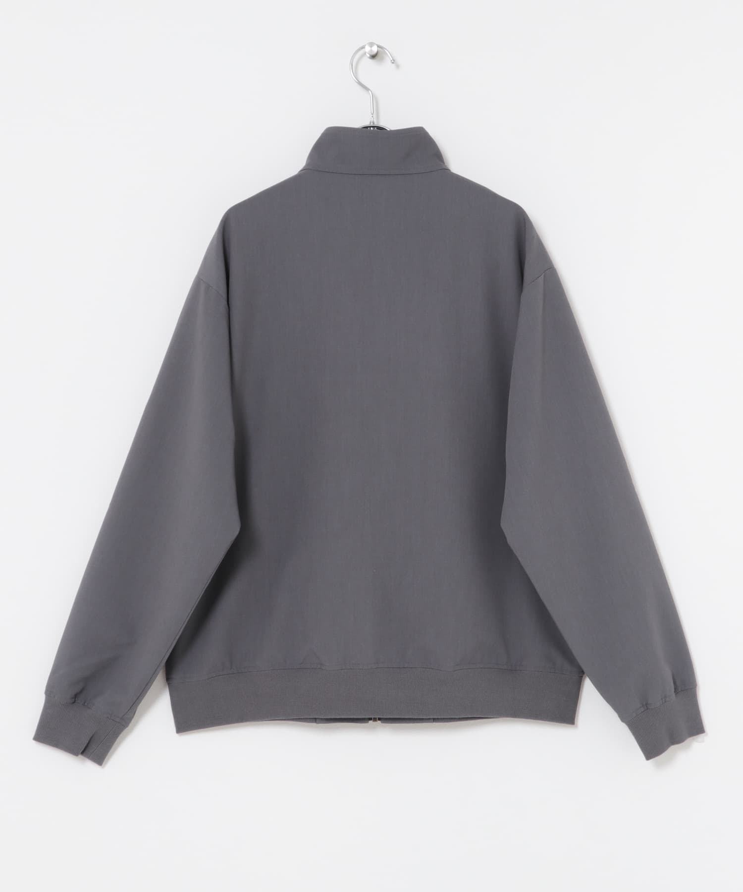 TRストレッチ ハリントンジャケット GRY M