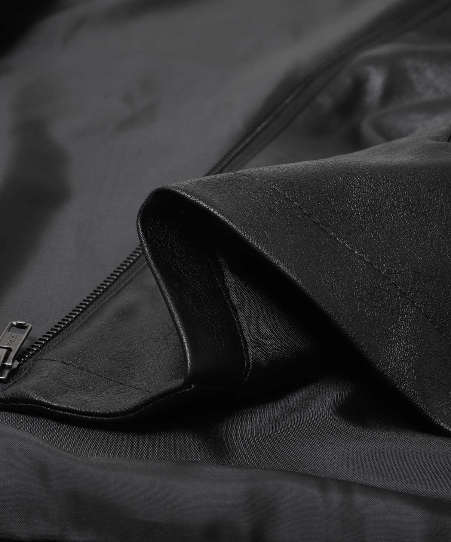 F.L. ZIP UP フライトジャケット BLK M