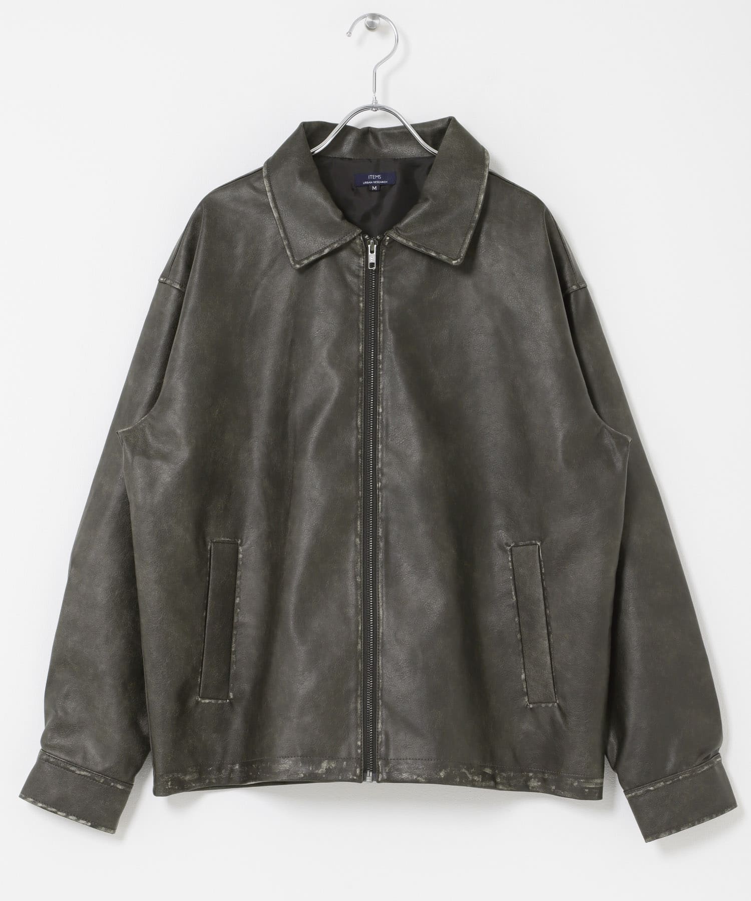 F.L. ZIP UP フライトジャケット FADED BLK M