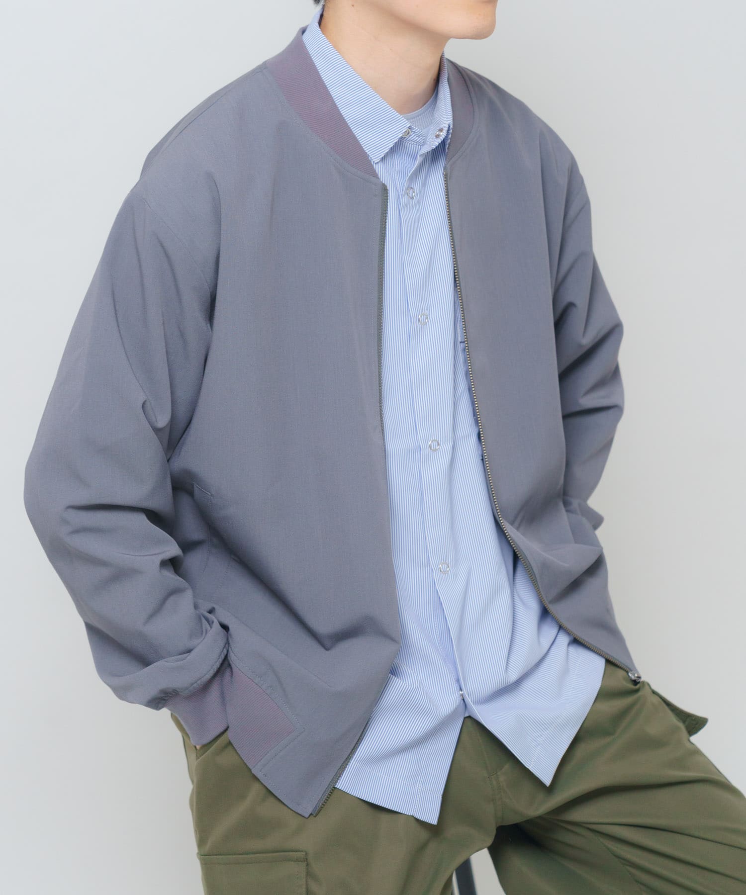 TRストレッチ ジップアップブルゾン(M BLK): アウター｜URBAN RESEARCH