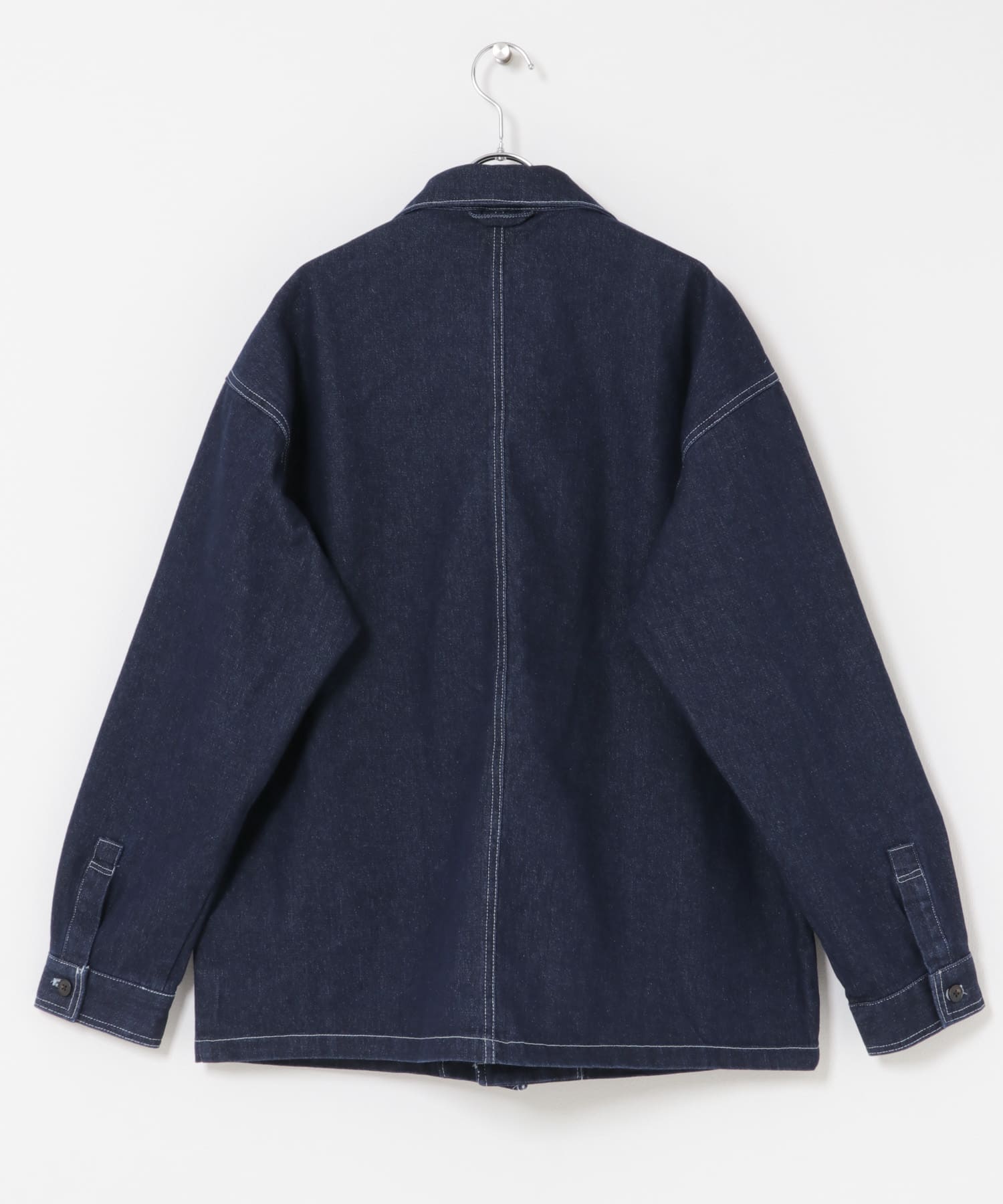 デニム カバーオール NVY M