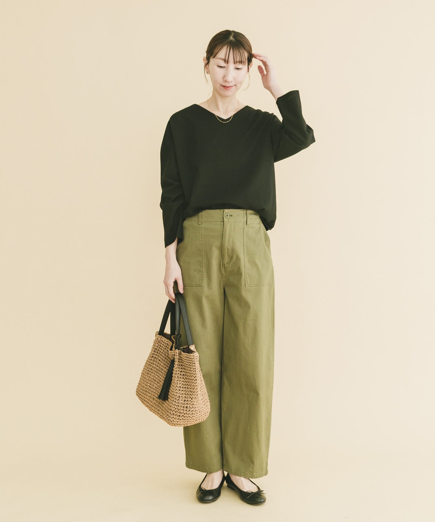 身長：164cm サイズ：Free