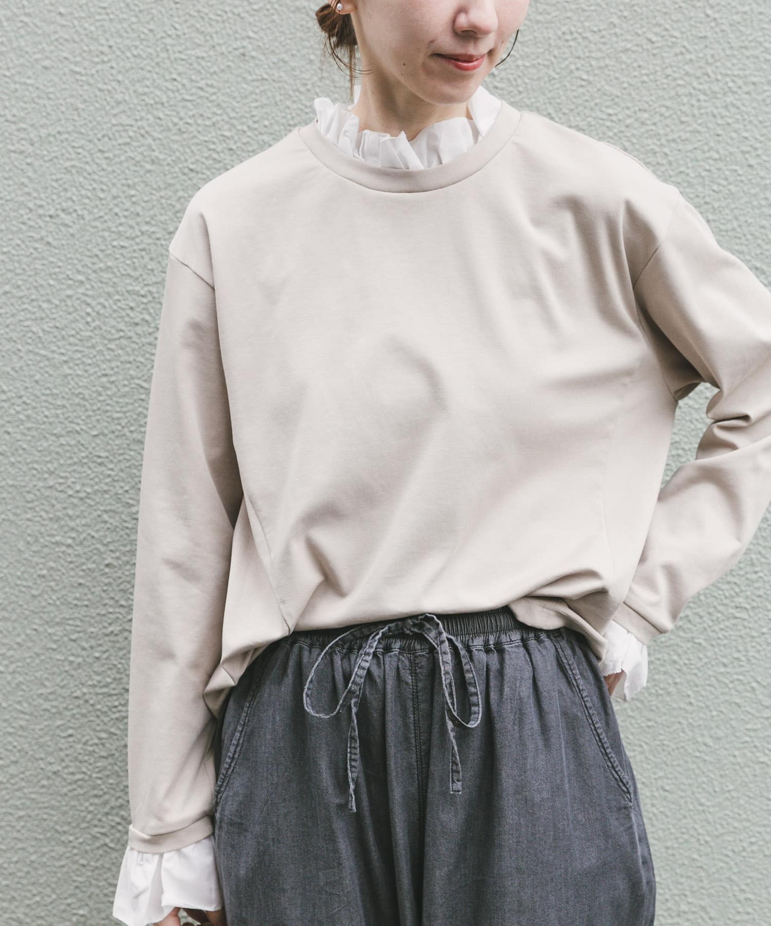 ピコフリルプルオーバー