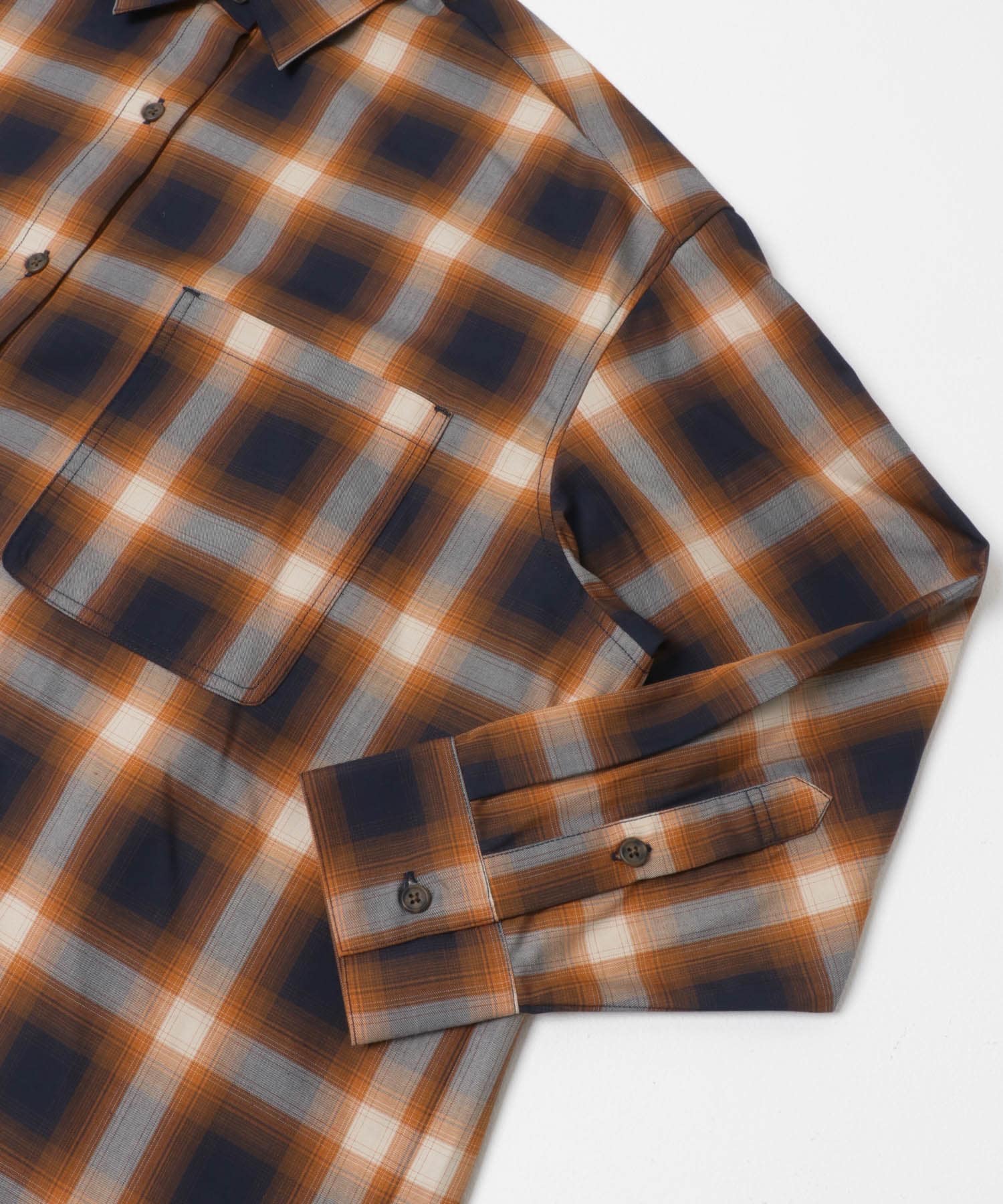 オーバーサイズチェックシャツ ORG Free