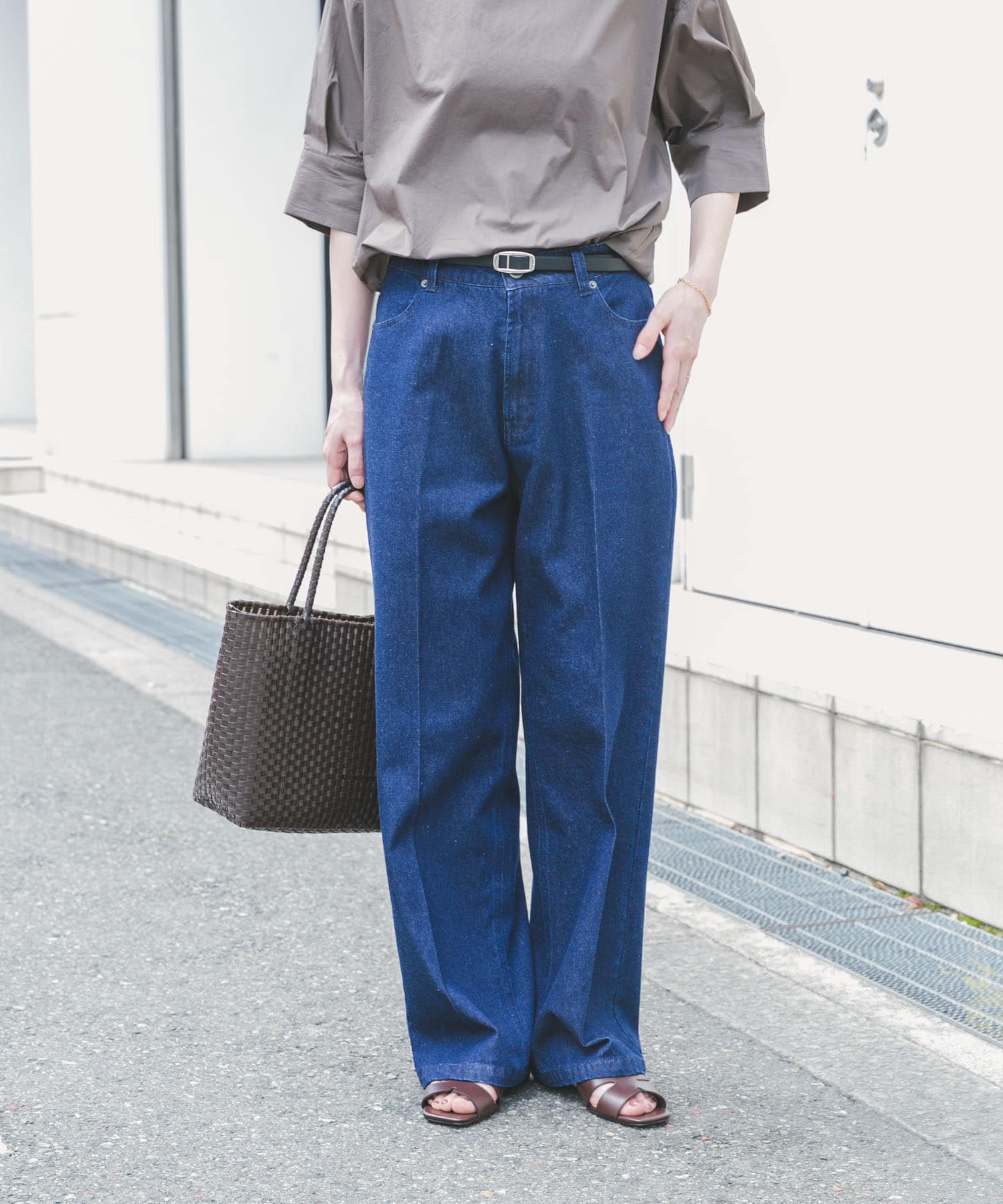 センタープレスデニム