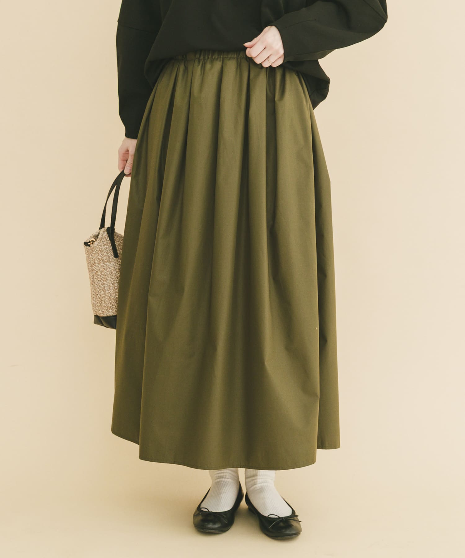 ボリュームタックスカート