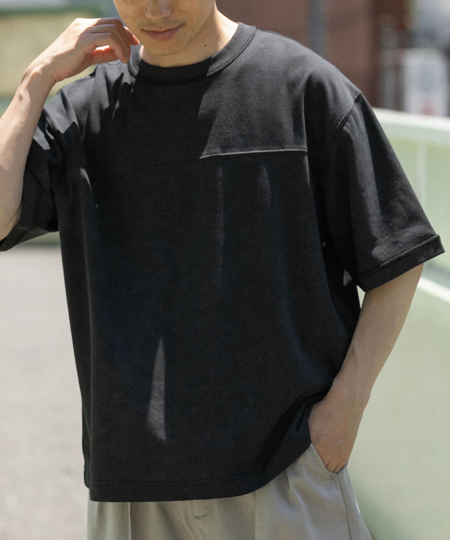 ライトウェイト ムラ染めTシャツ