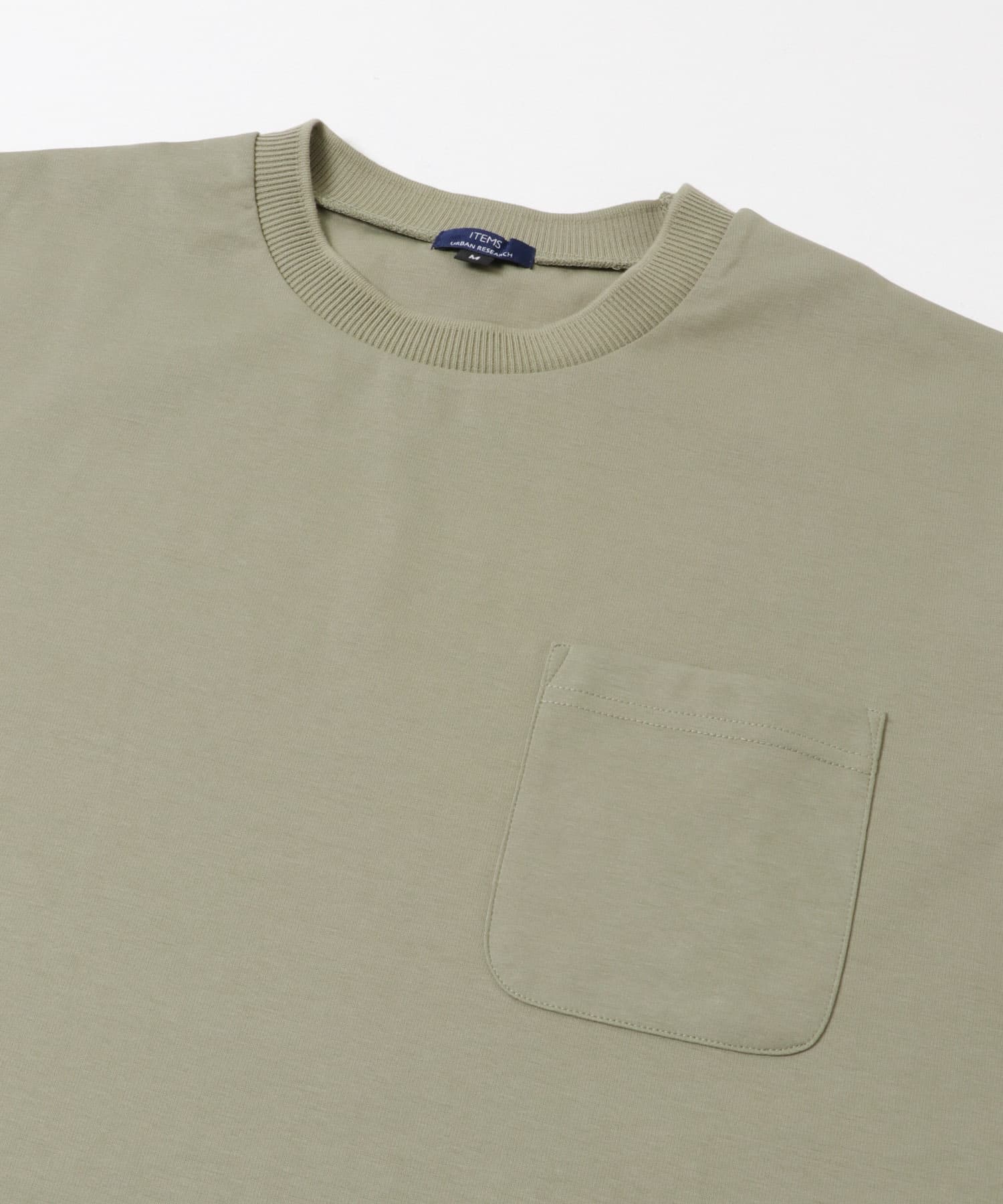 接触冷感ダンボールショートスリーブカットソー OLIVE M