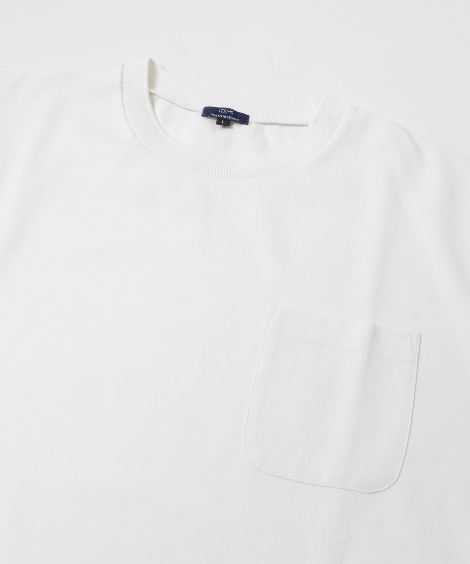 接触冷感ダンボールショートスリーブカットソー WHITE M