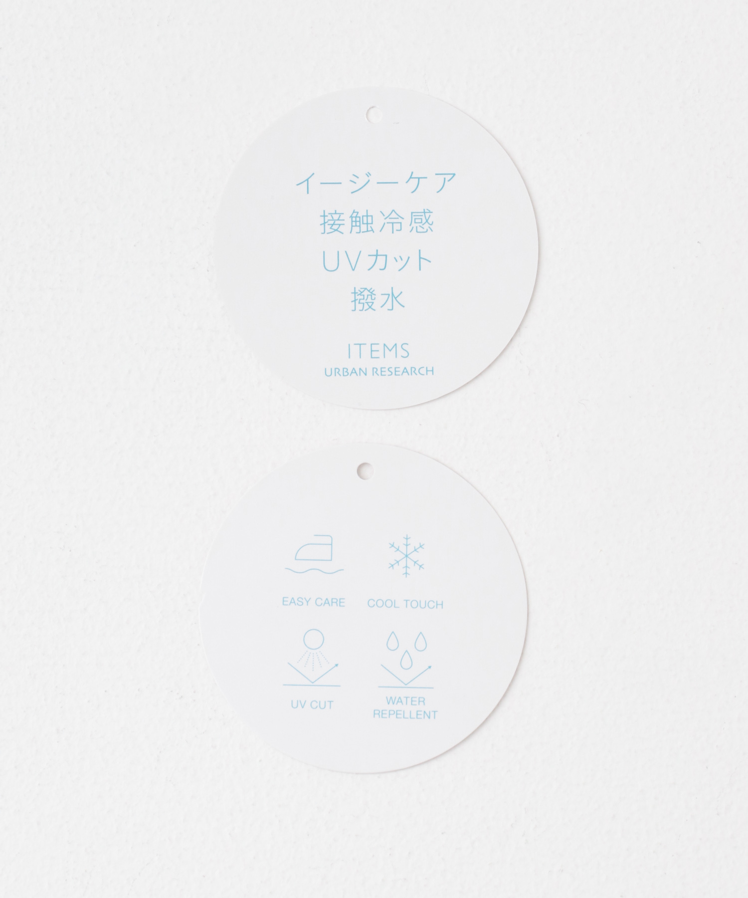 『接触冷感/撥水/イージーケア/UVカット』タスランナイロンクルーネックドロストTシャツ BLK L