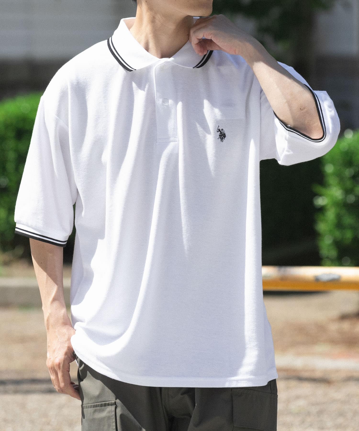 THE NORTH FACE PURPLE LABEL MossStitchFieldBigPolo(M W): トップス