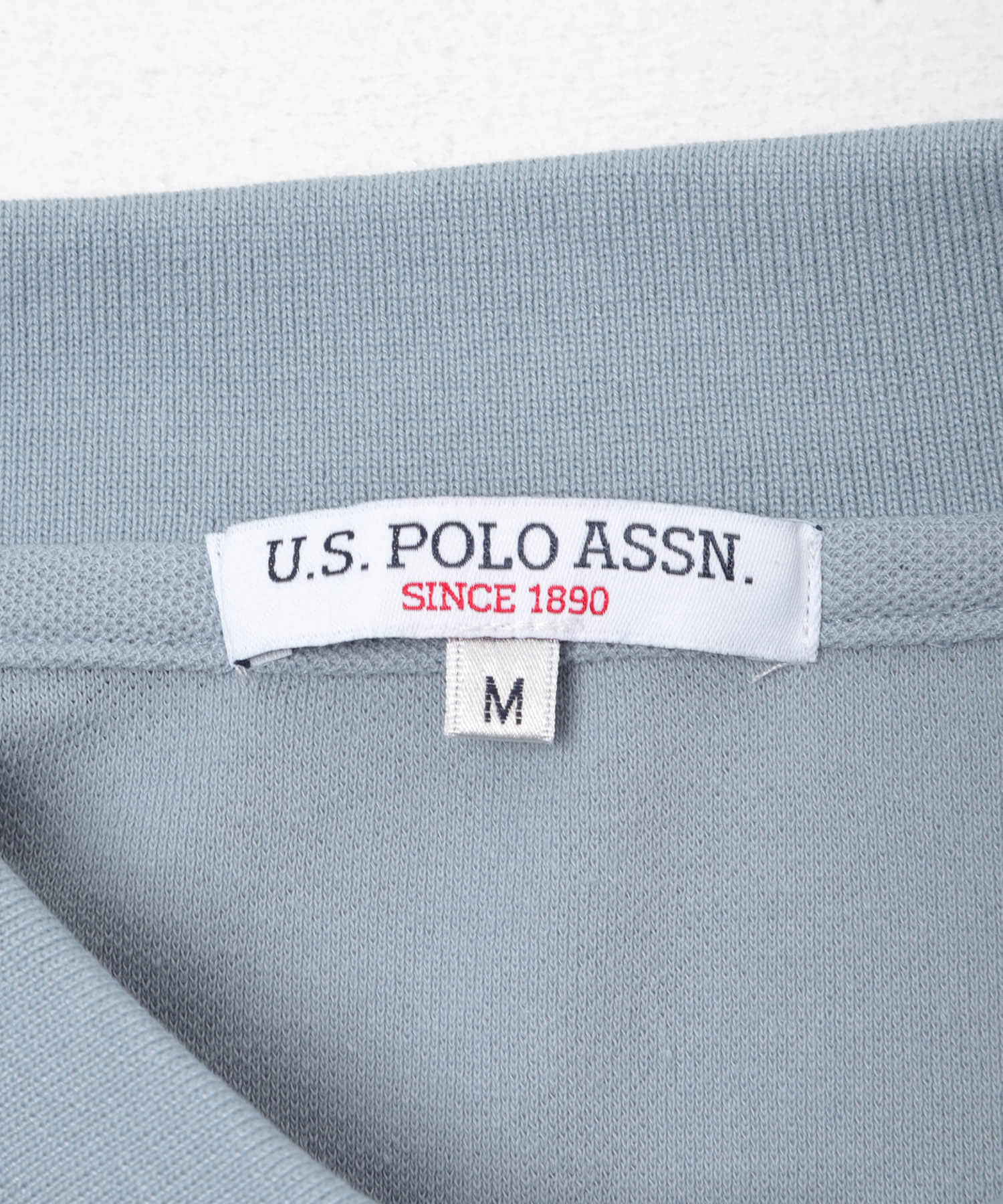U.S. POLO ASSN　カノコポロシャツ BLUE M