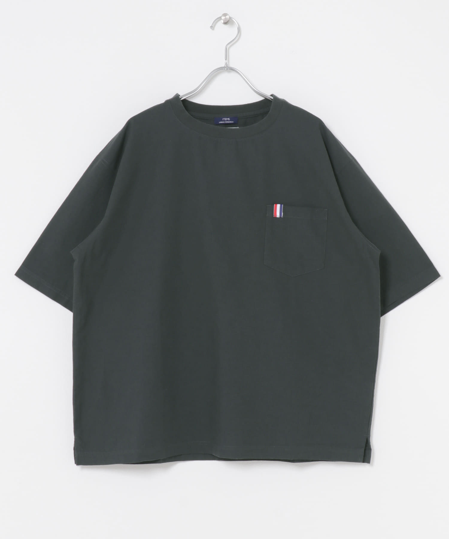 『吸水速乾』フレンチリネン×COOLMAX フハクTシャツ INK BLACK M