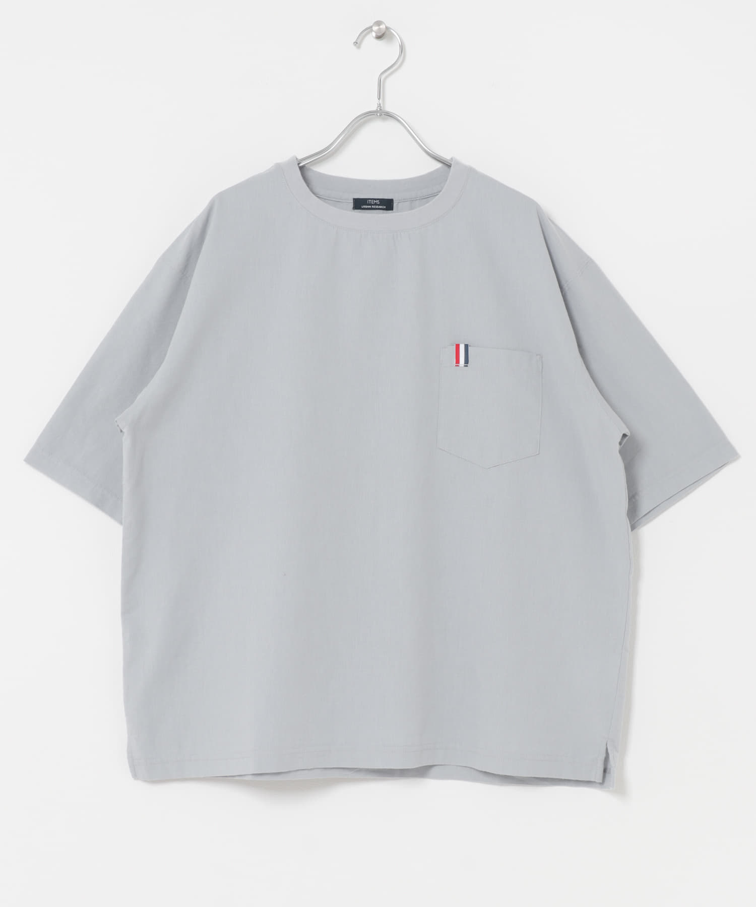 『吸水速乾』フレンチリネン×COOLMAX フハクTシャツ GRAY M