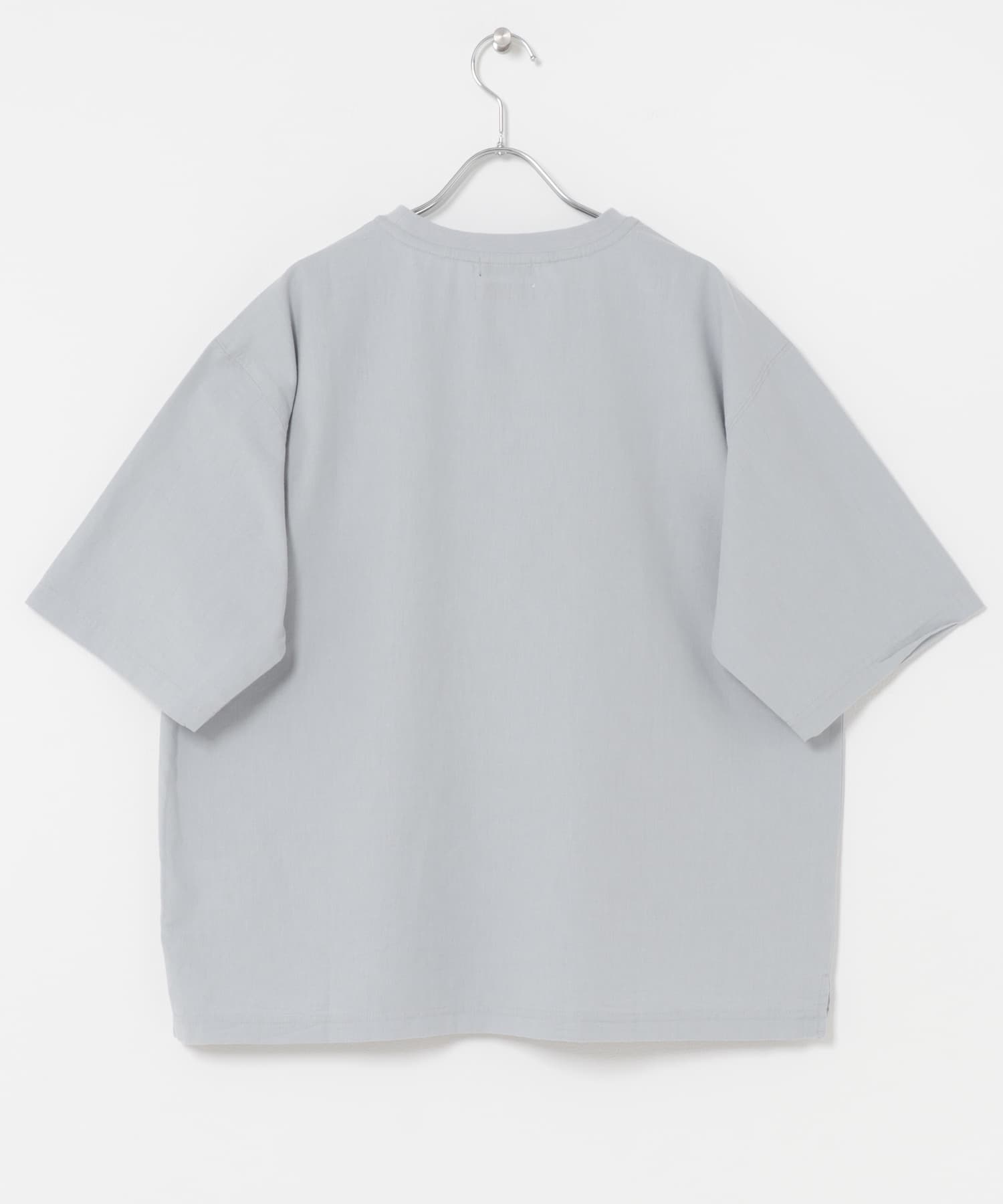 『吸水速乾』フレンチリネン×COOLMAX フハクTシャツ GRAY M