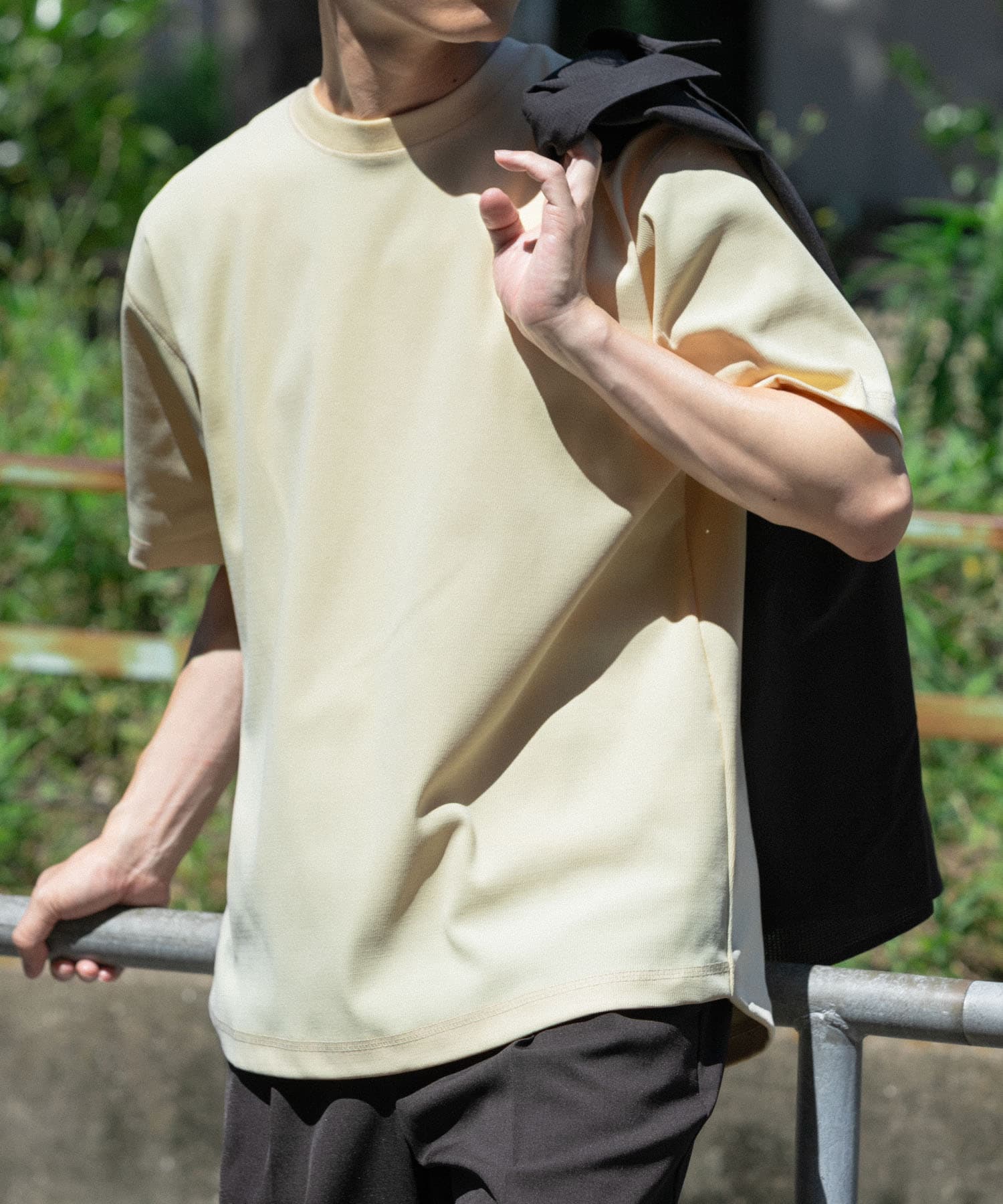 『吸水速乾/毛玉防止/UVカット』PERFECTEX ハニカム クルーネックTシャツ