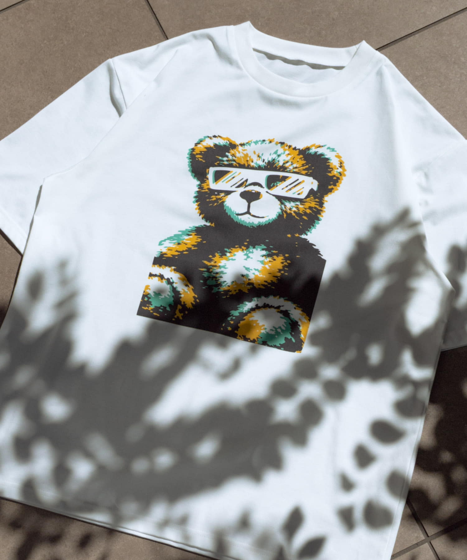『接触冷感/吸水速乾/UVカット』ANIMAL IN SHADES プリントTシャツ